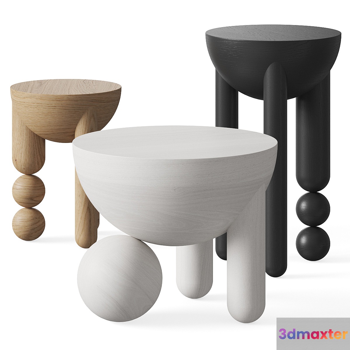 Lara Bohinc Profiterole Coffee and Side Tables