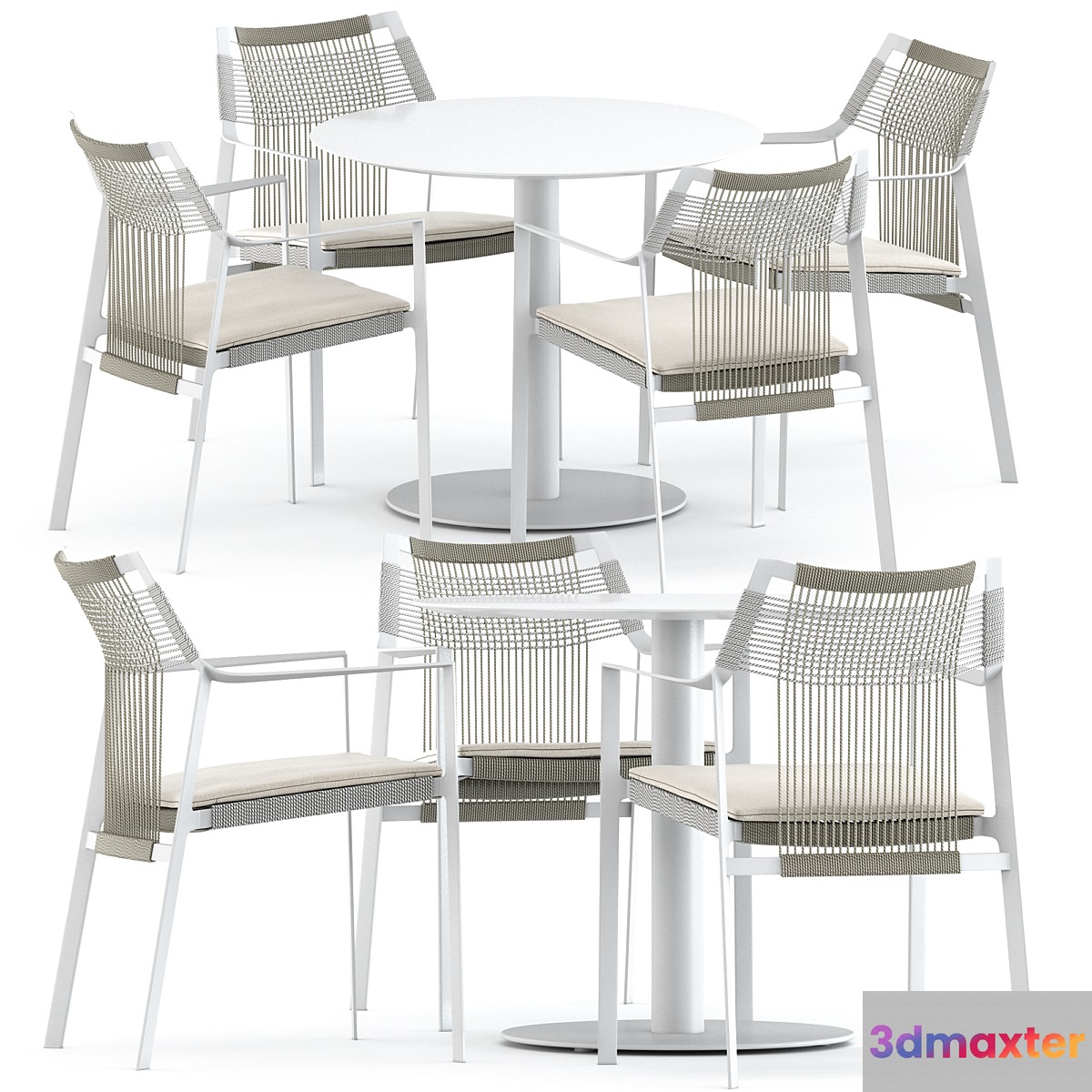 Nodi armchair and T-Ttable dining table by Tribu - No.2