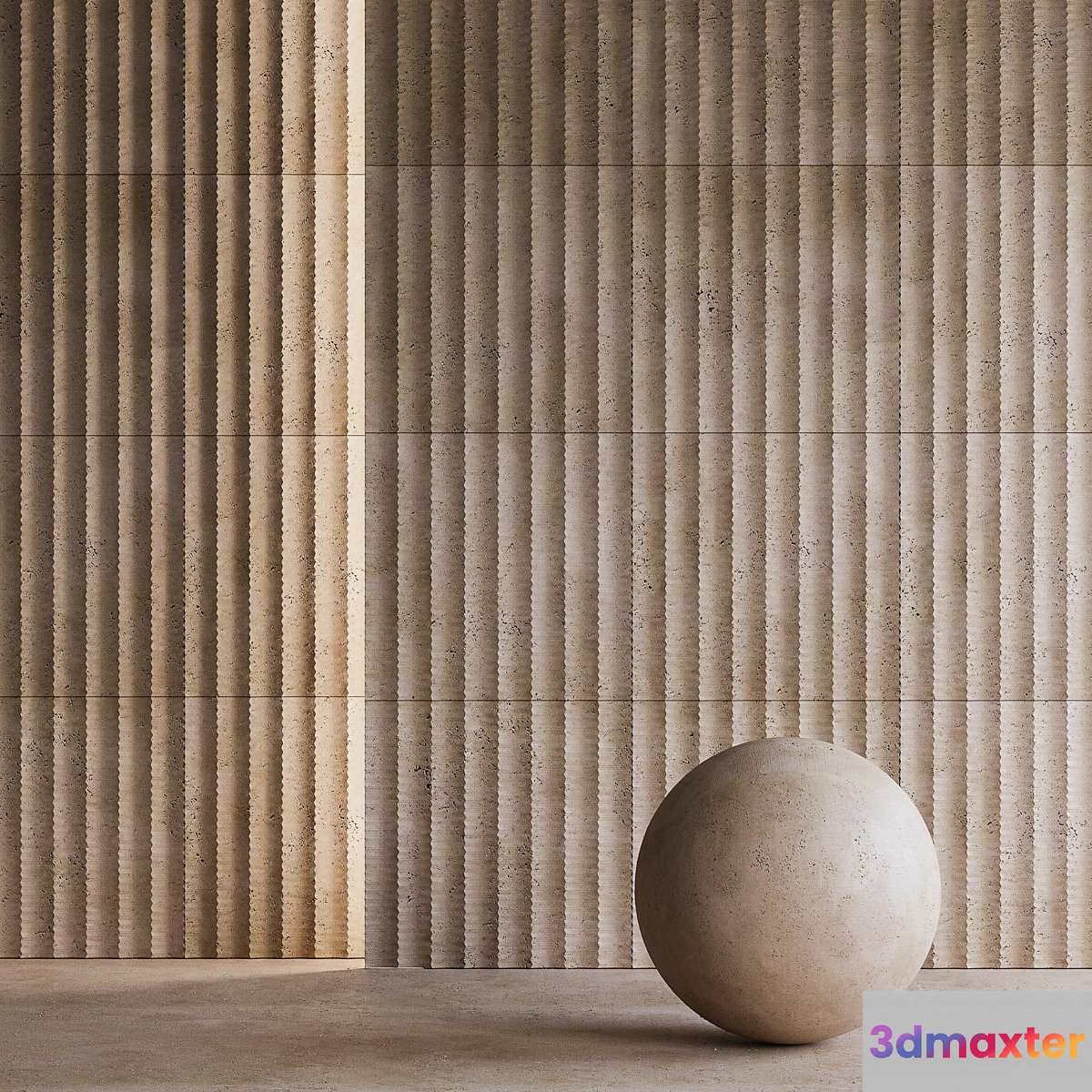 3D Wall Panel Tratto de Lithos Design 3D Max