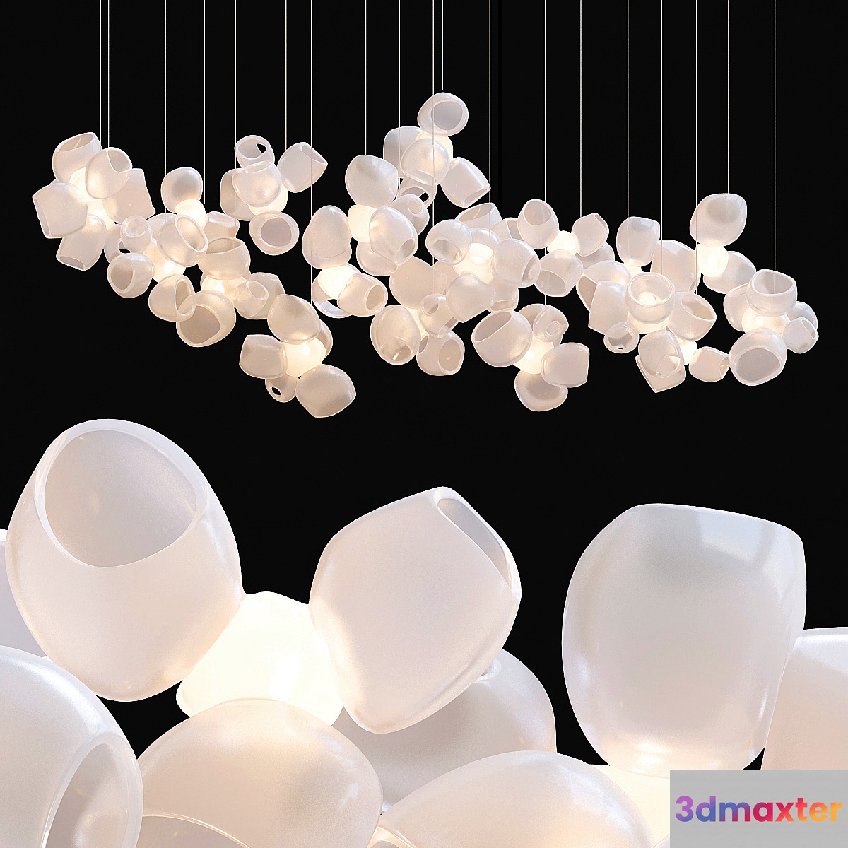 Bocci 100.20 pendants 3D Max