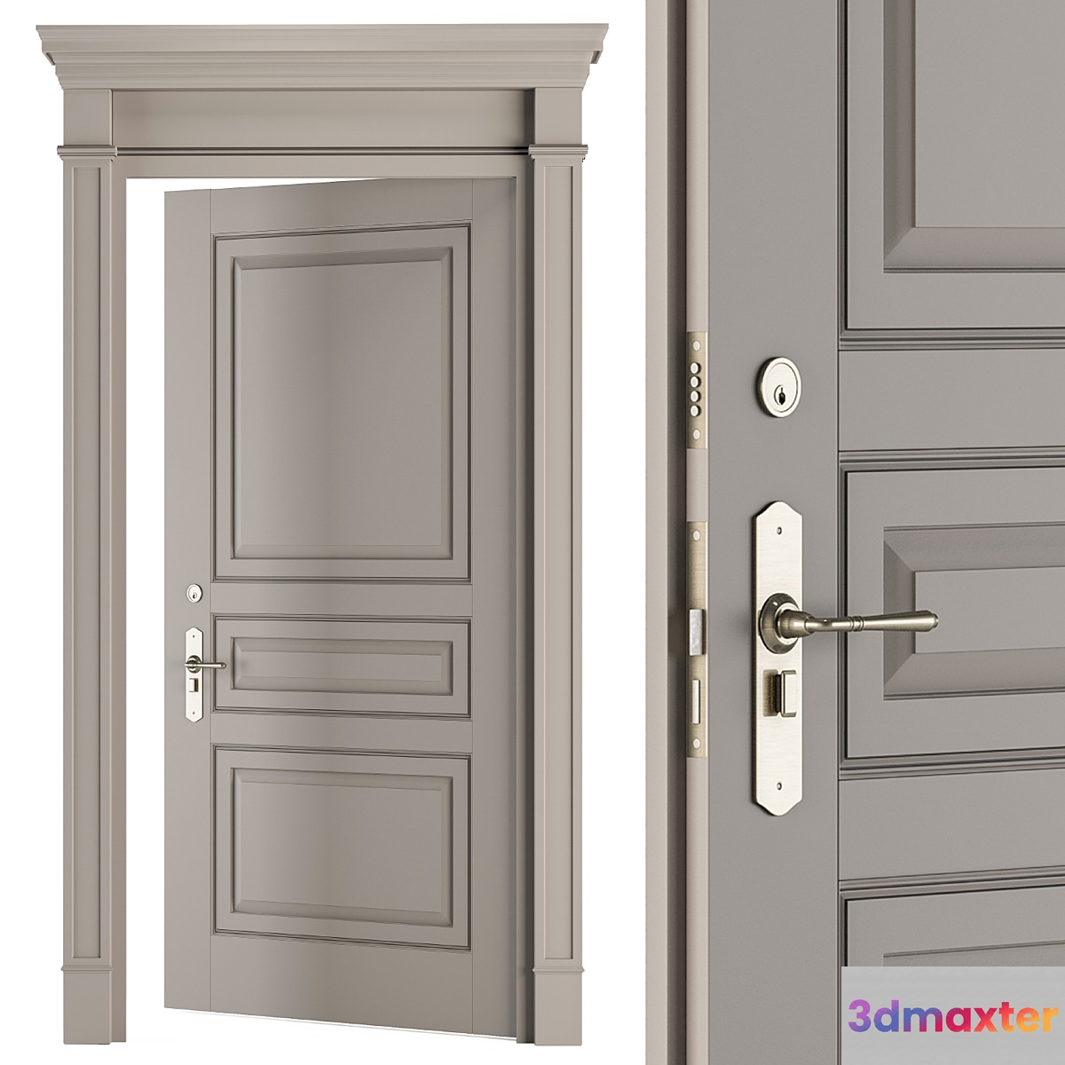 Cream Front Classic Door - Set 35