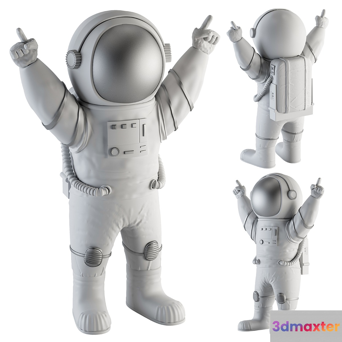 Space man sculpture