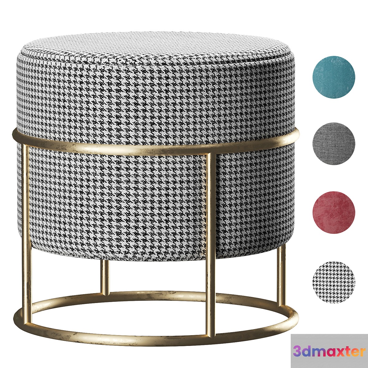 ottoman lets loft store 3D Max
