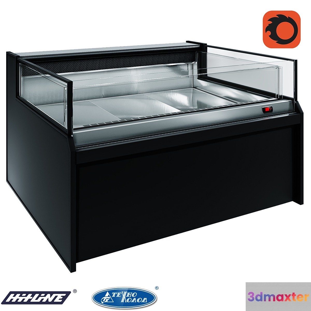 Refrigerated display case 1625 Missouri AC 120 M0 self 092-DLA - No.2 3D Max