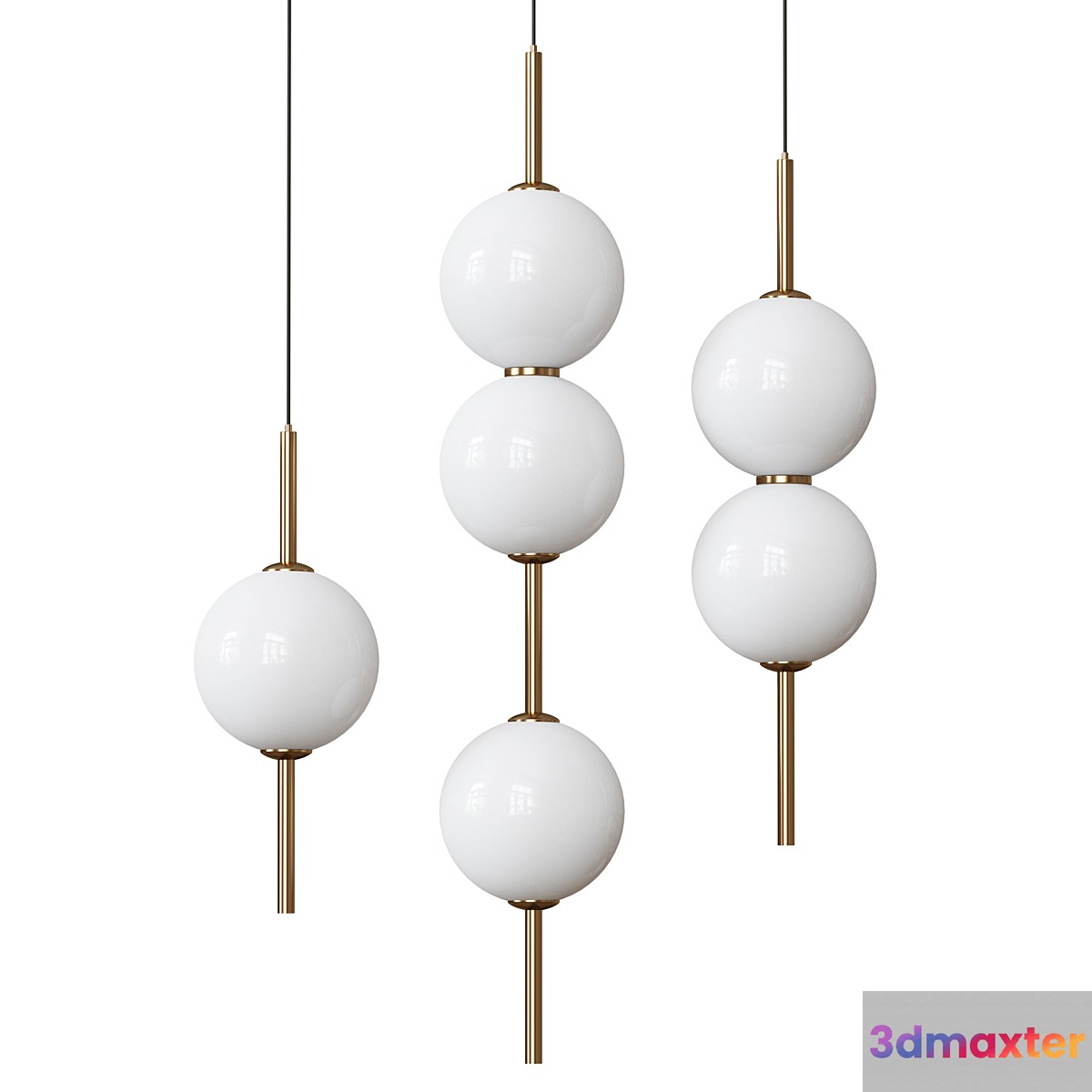 Voke Led Ceiling Lamp 3D Max