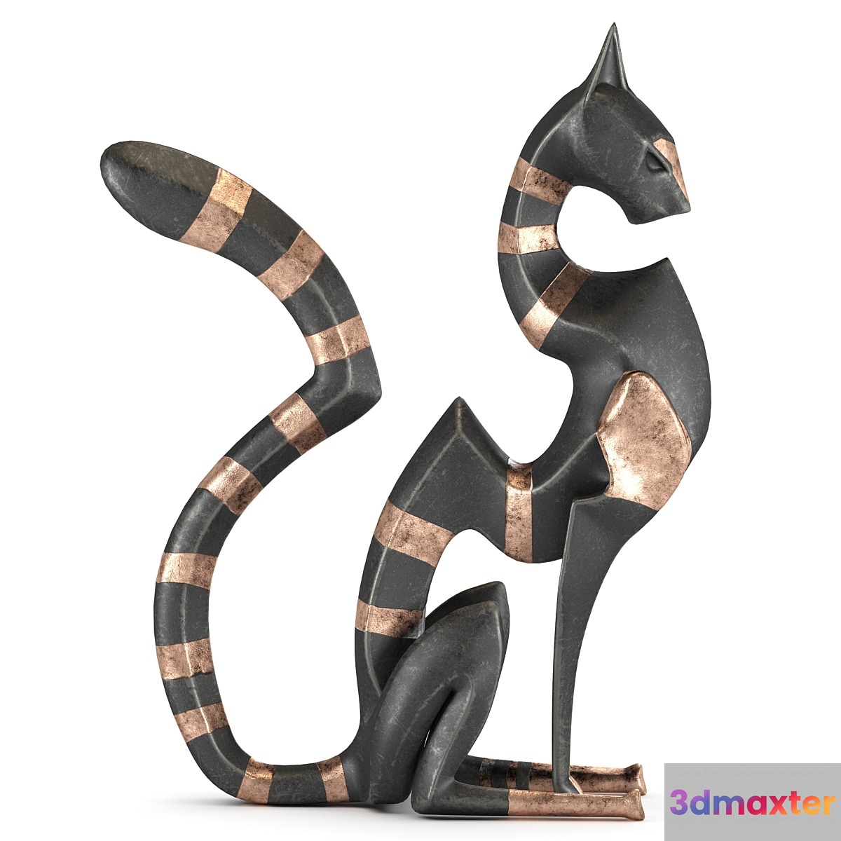 Black cheetah sculpture - No.2
