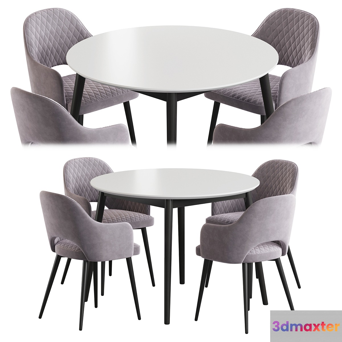 Linda table Leman chair Dining set