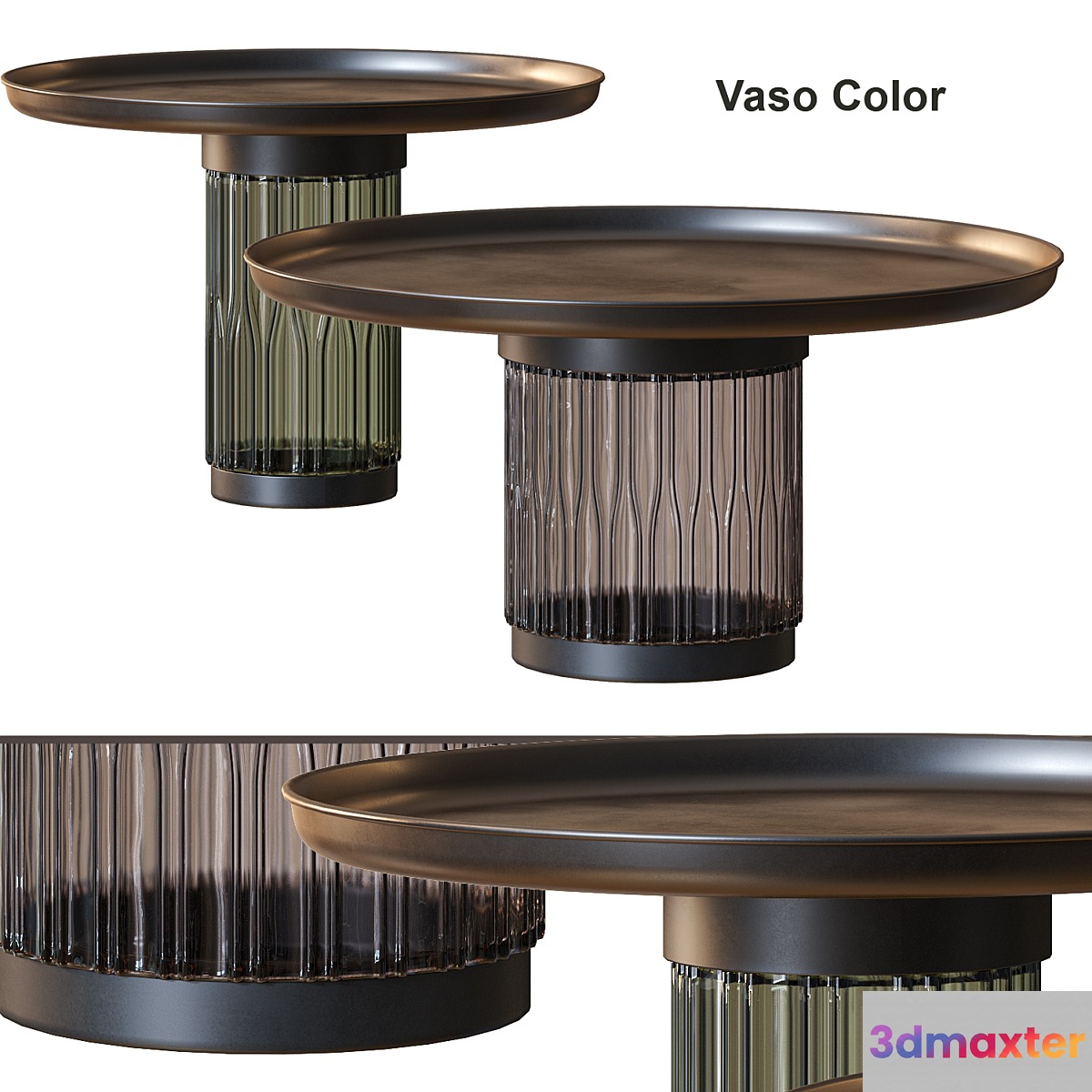 Vaso Color Coffee table by Cosmo 3D Max