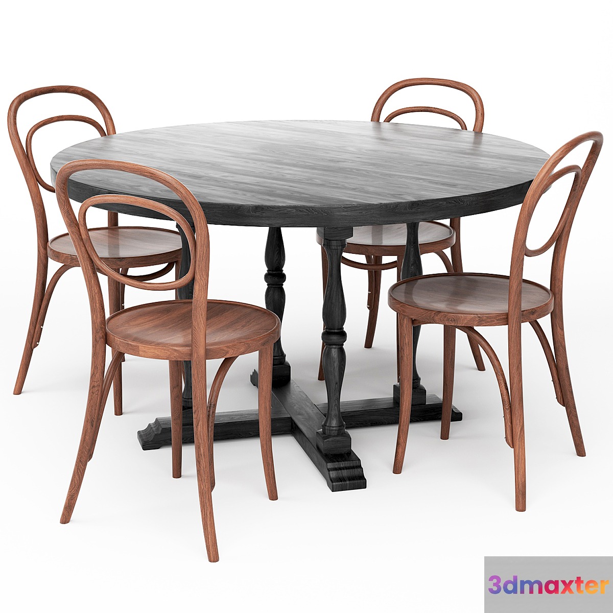 Dining Table 139 3D Max