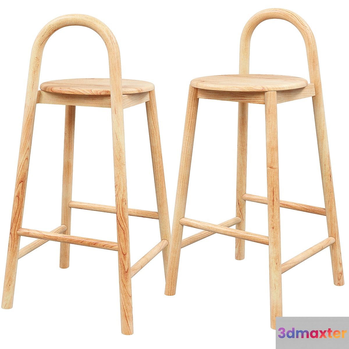 Bobby Bar Stool 3D Max