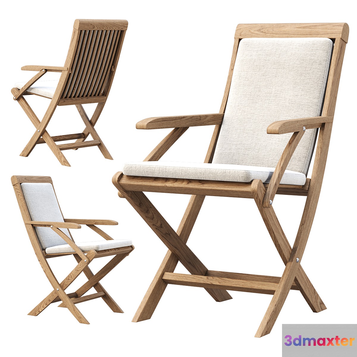 Alesso outdoor wooden dining chair