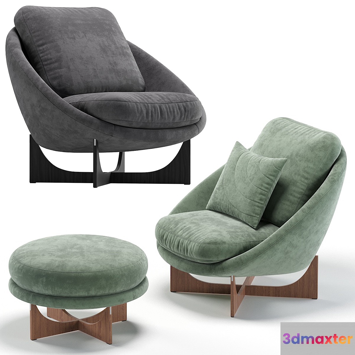 Minotti Lido Armchair_Кресло Лидо