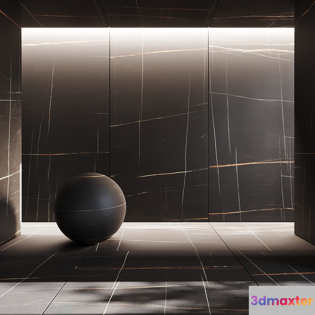 Porcelain tile Sahara noir - No.2