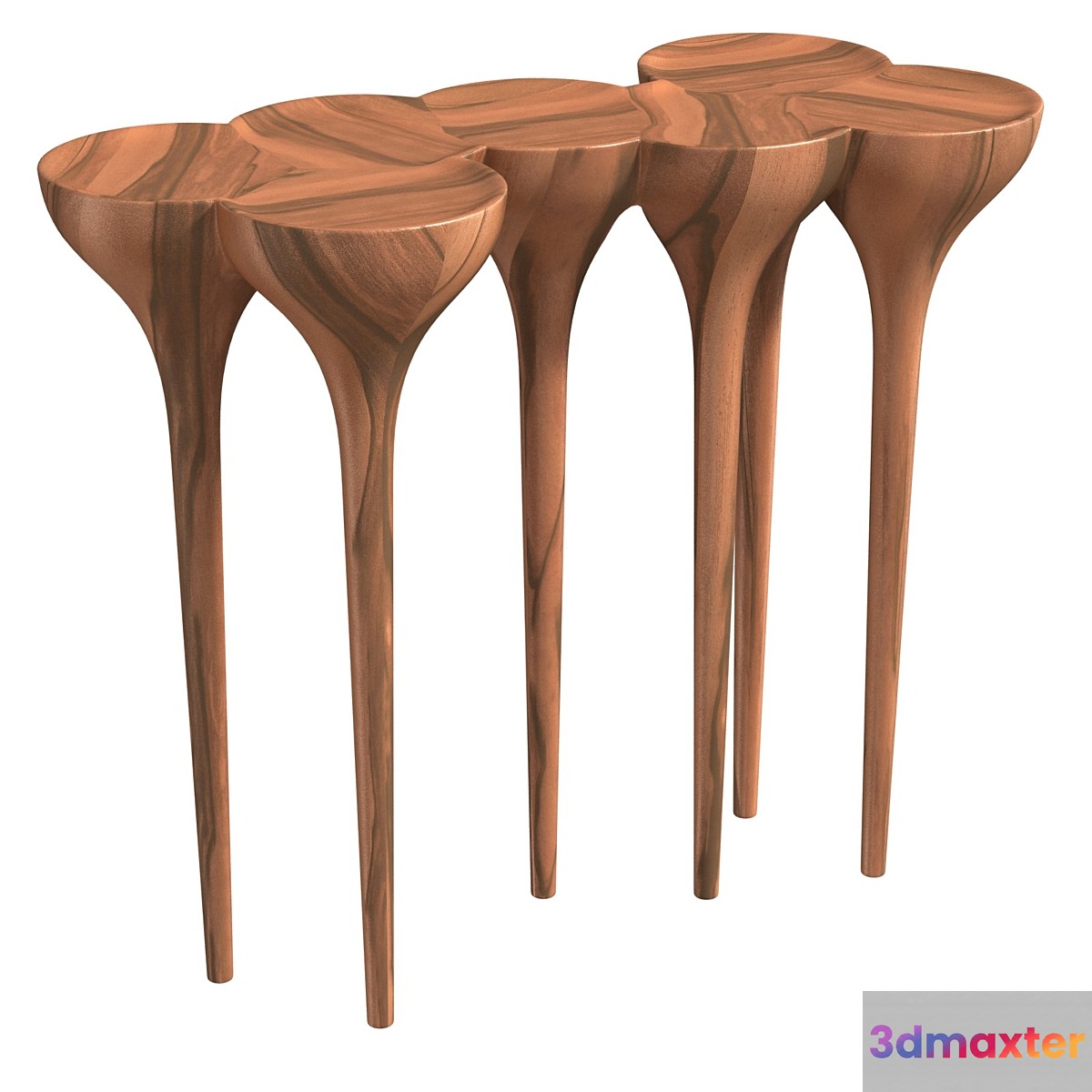 Agrippa Esgrimas wood console 3D Max