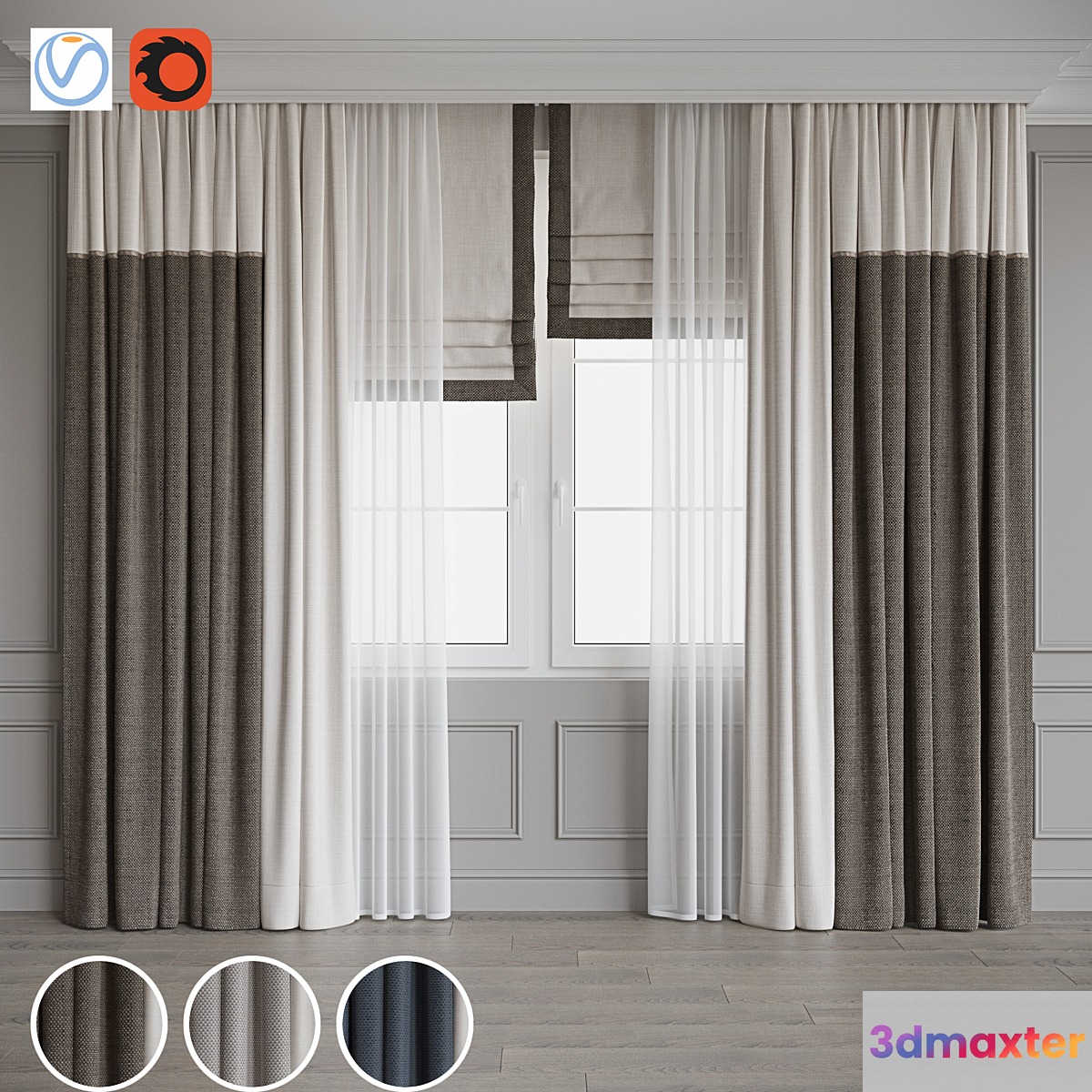Drapery set 117 - No.3