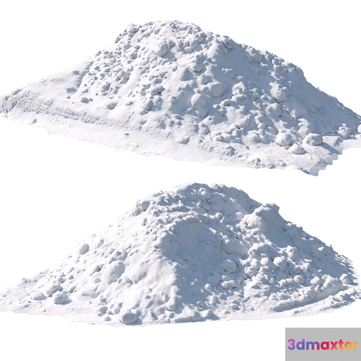 Big pile of snow 5 3D Max