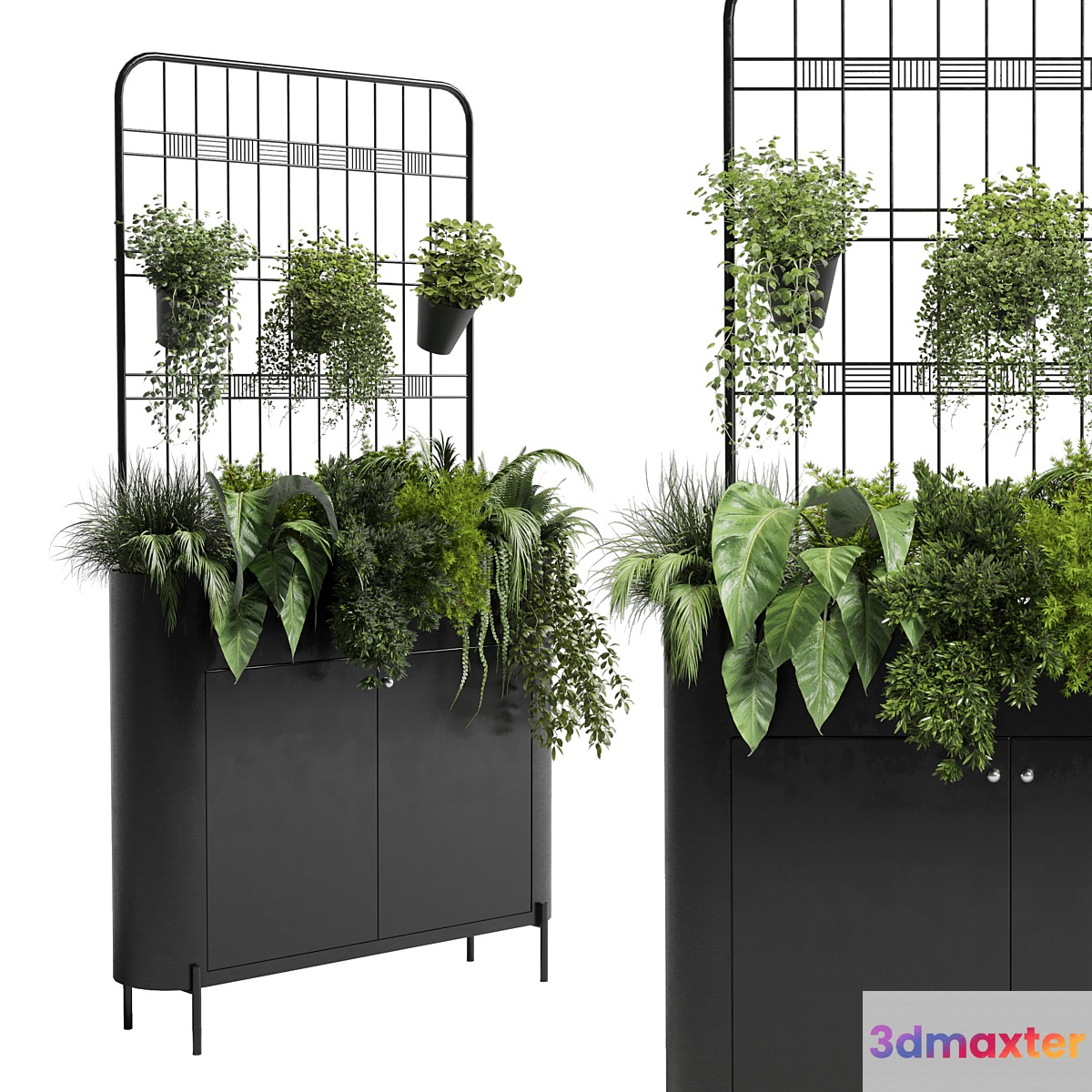 stand wall decor with shelves for the library and closet or showcase plants collection 175