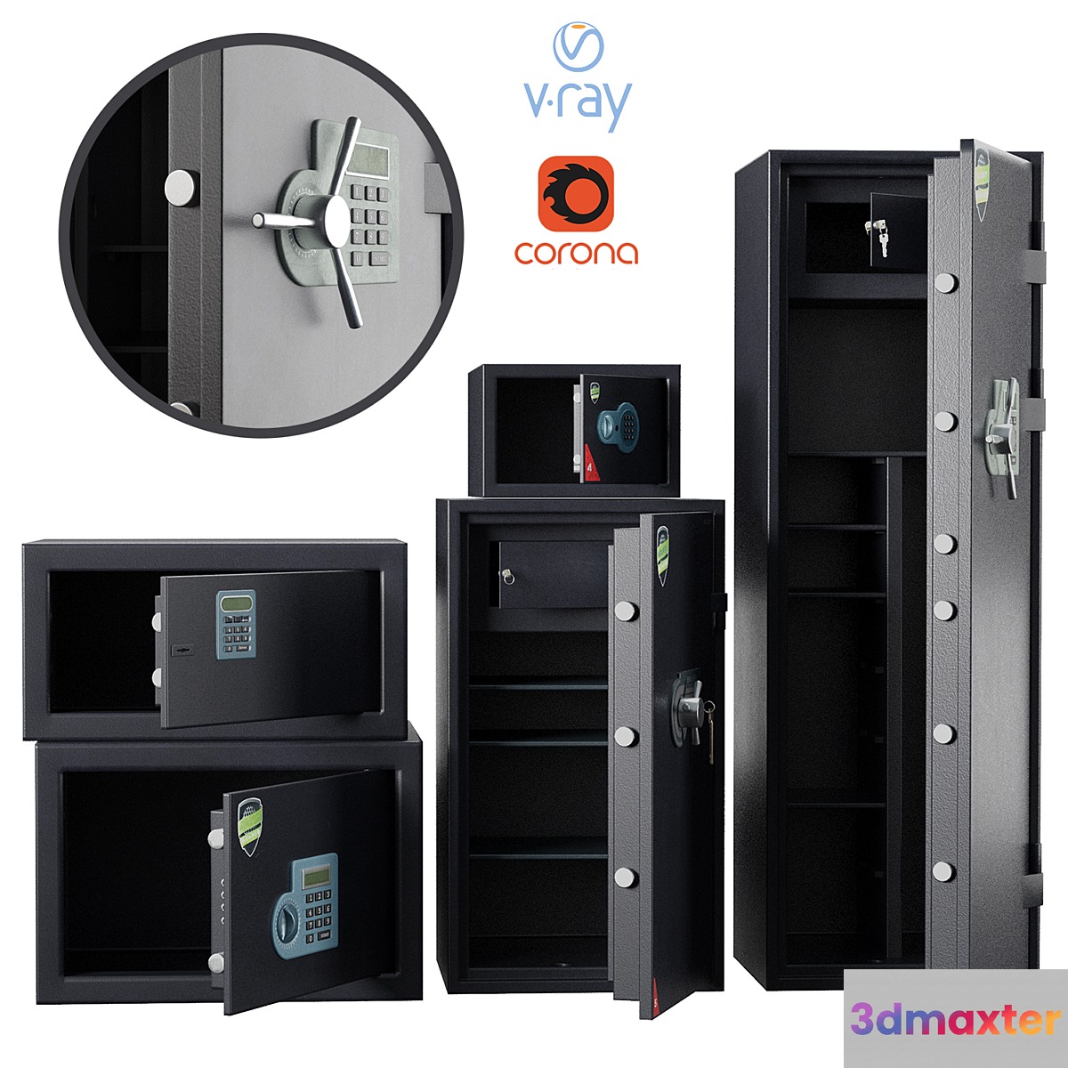 Set of safes