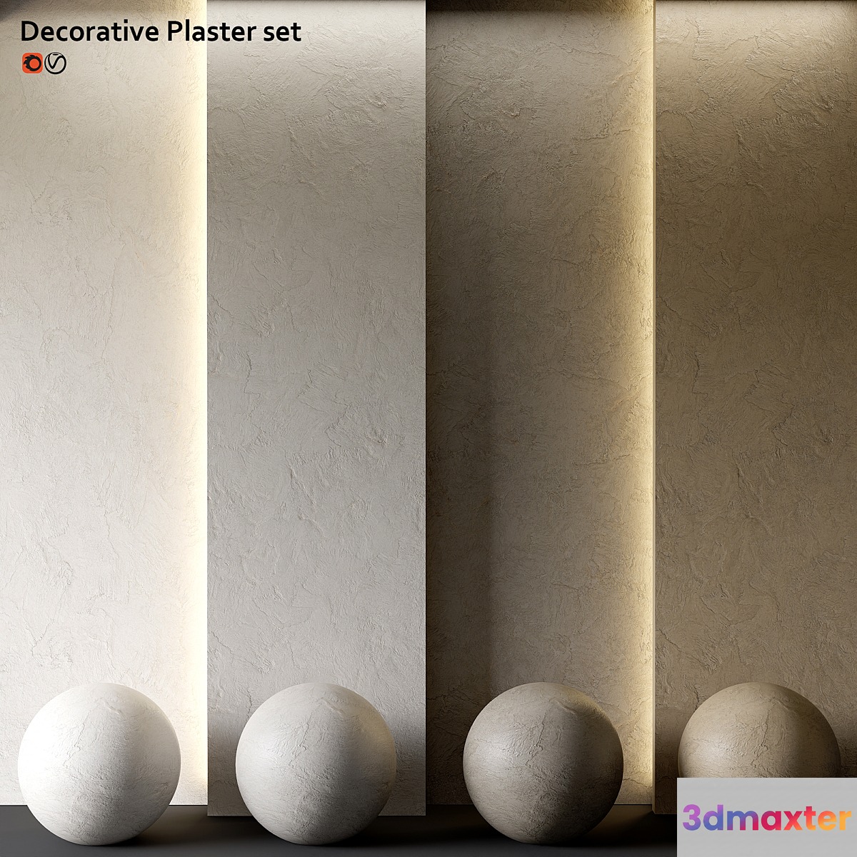 Set of decorative plaster - No.2