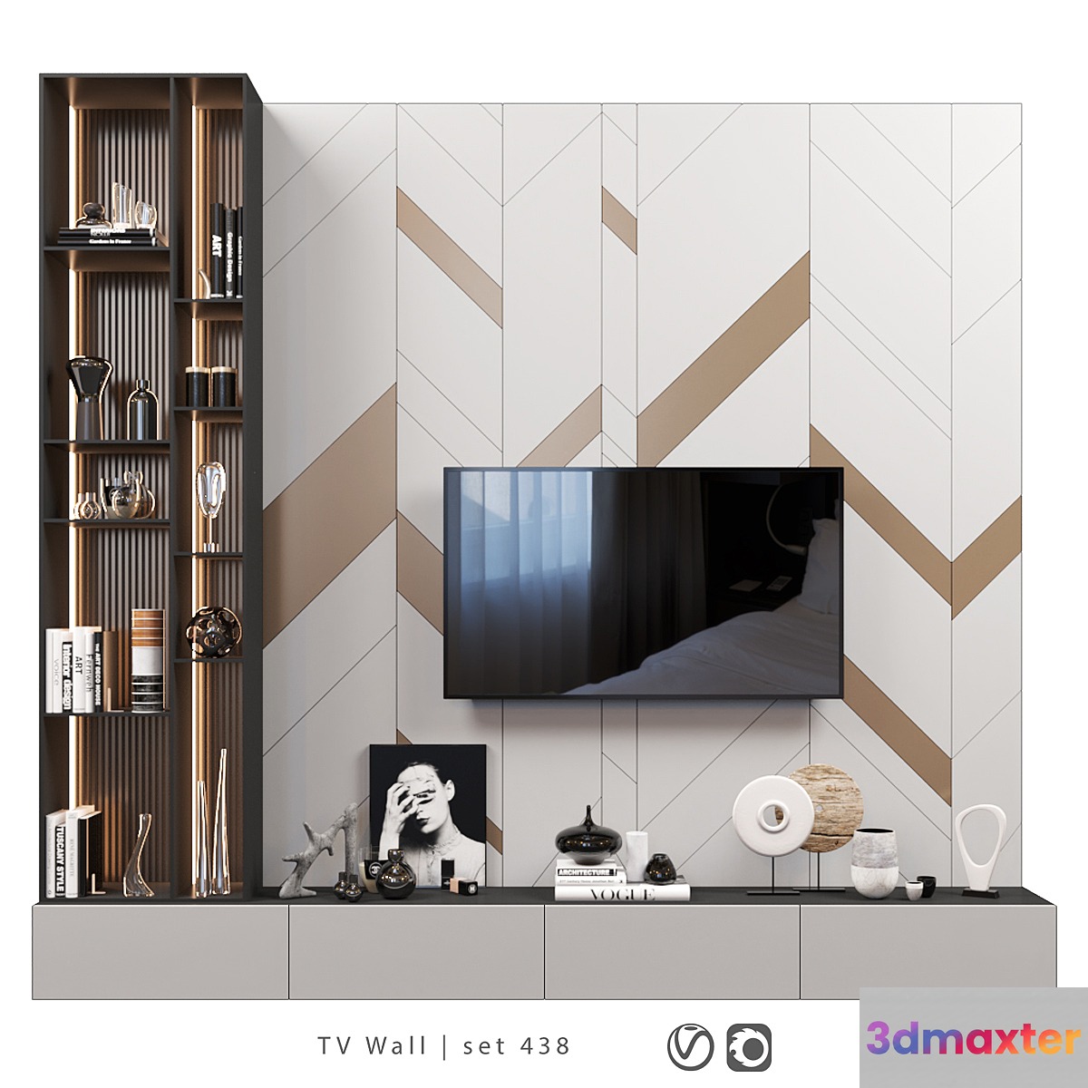 TV Wall | set 438 - No.2