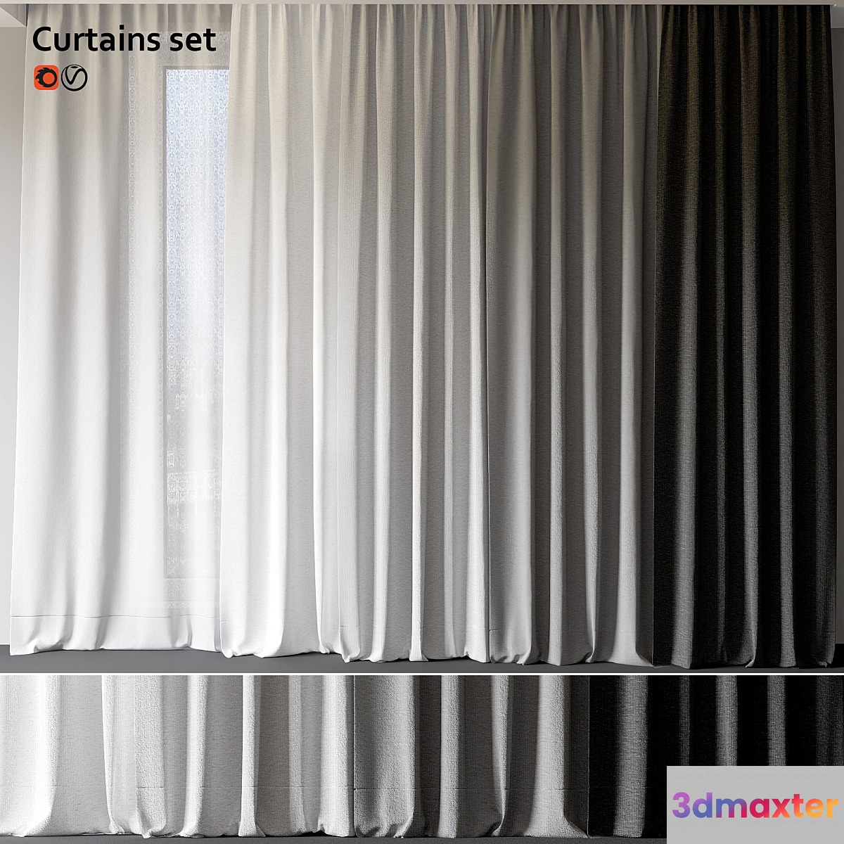 Curtains set 3 - No.2