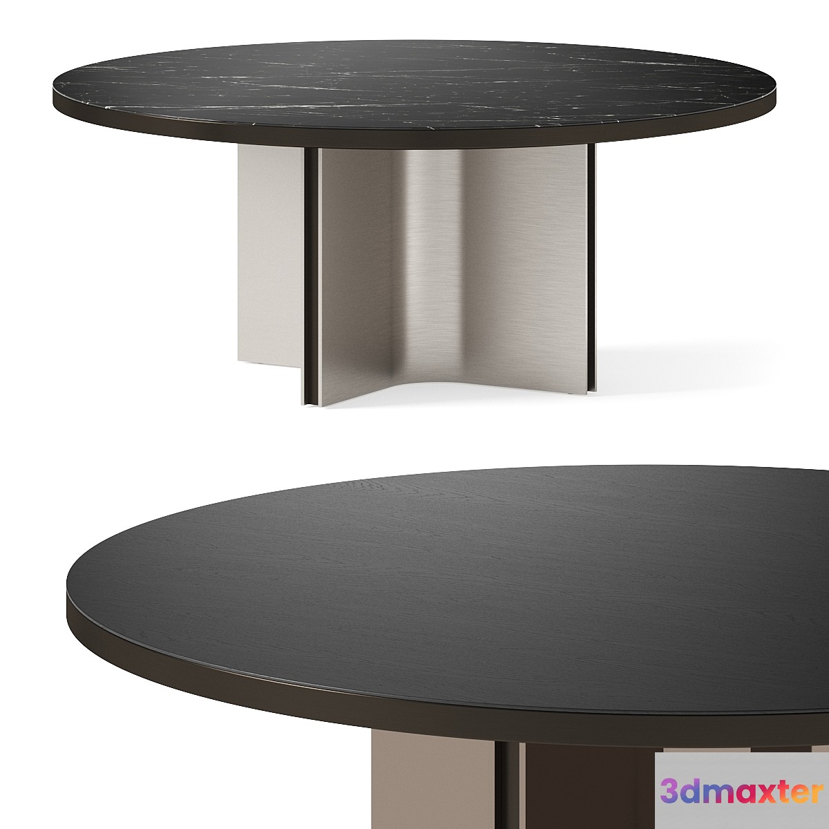Minotti Marvin Round Dining Table 3D Max