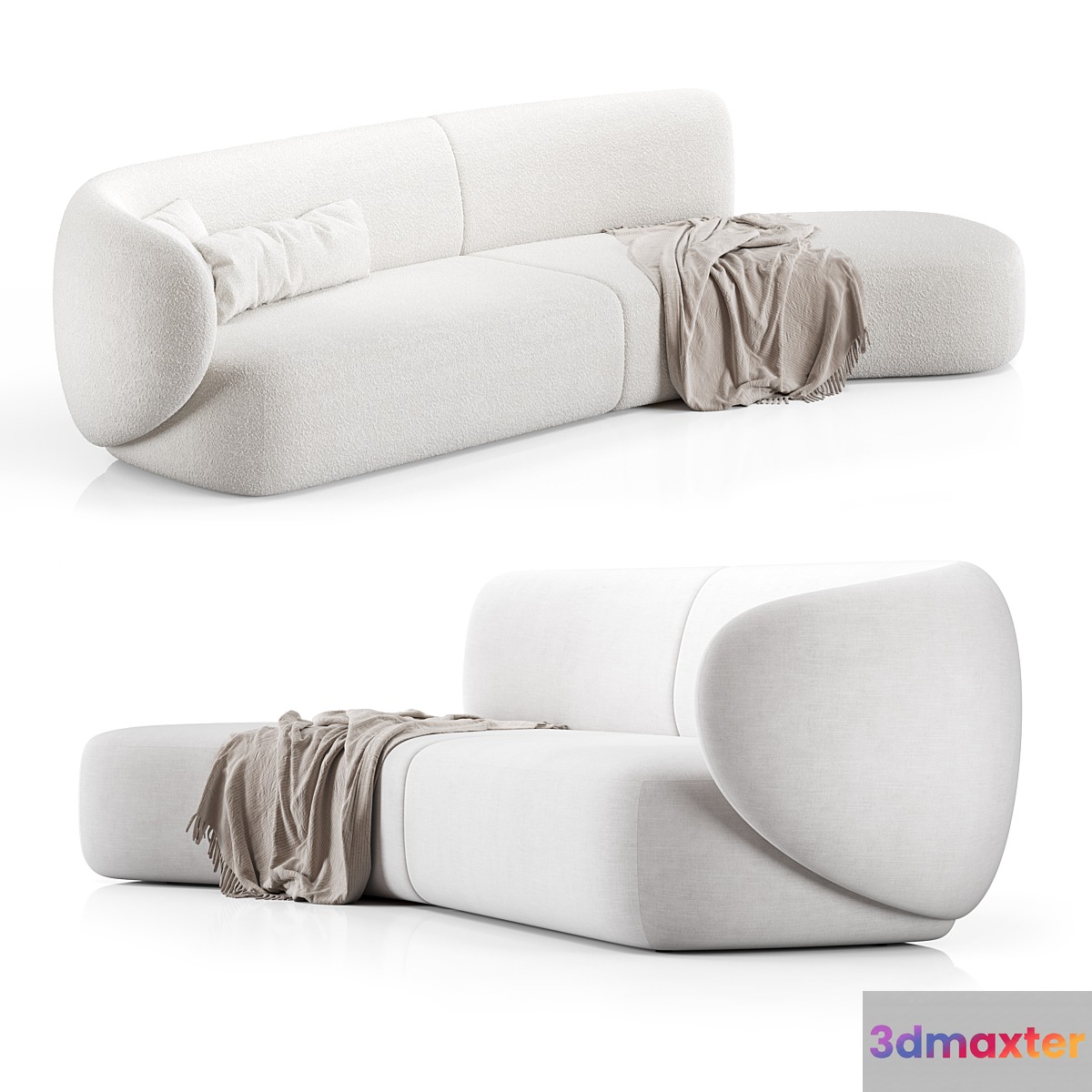 Swell Sofa 3 Seater Curved By Grado Design