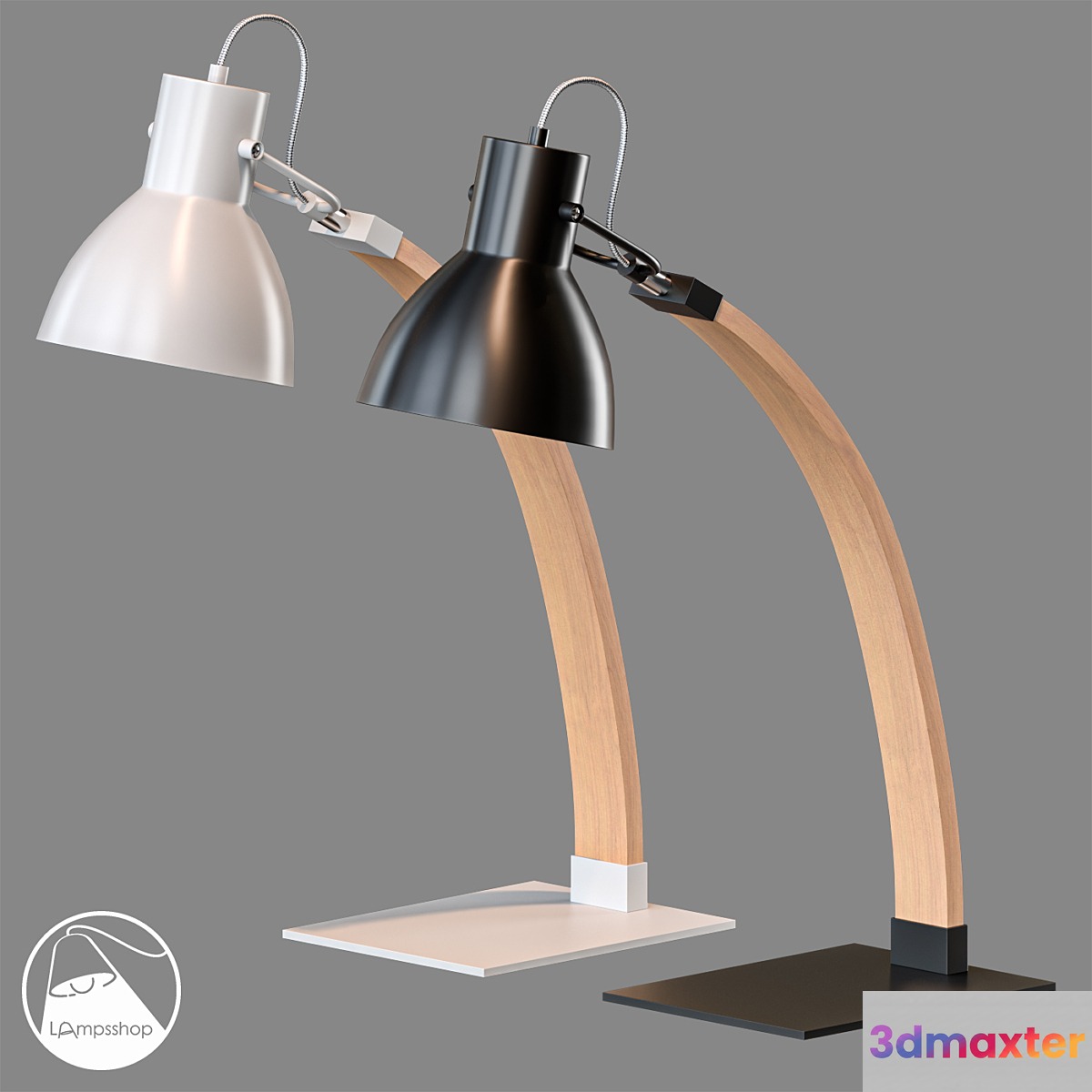 LampsShop.com NL5140a Table Lamp Ascolt 3D Max