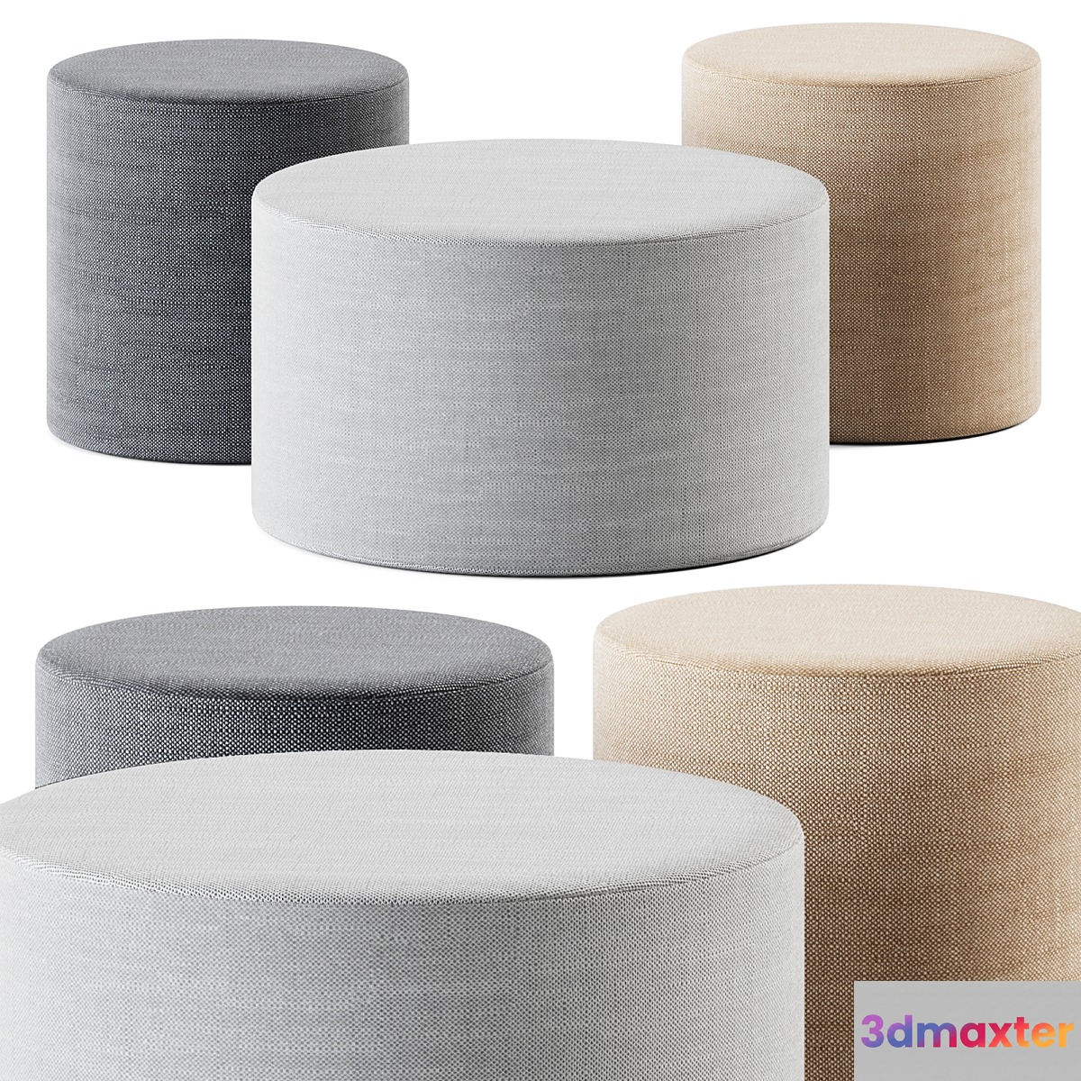 Bumper Outdoor Ottoman by Blu Dot _ Pouffe