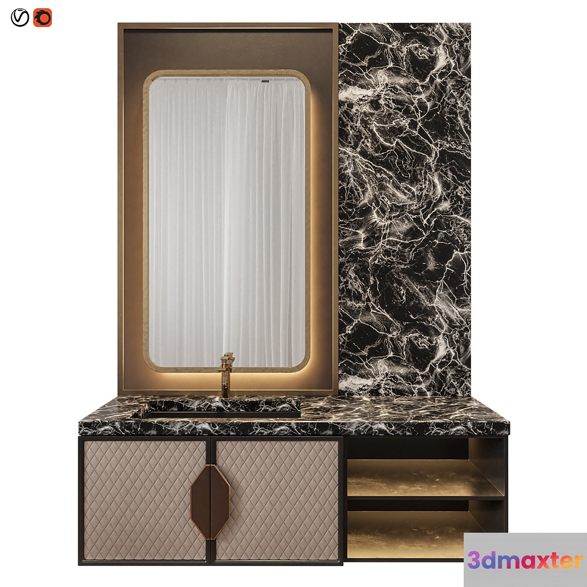 Luxury Bathroom 15 3D Max