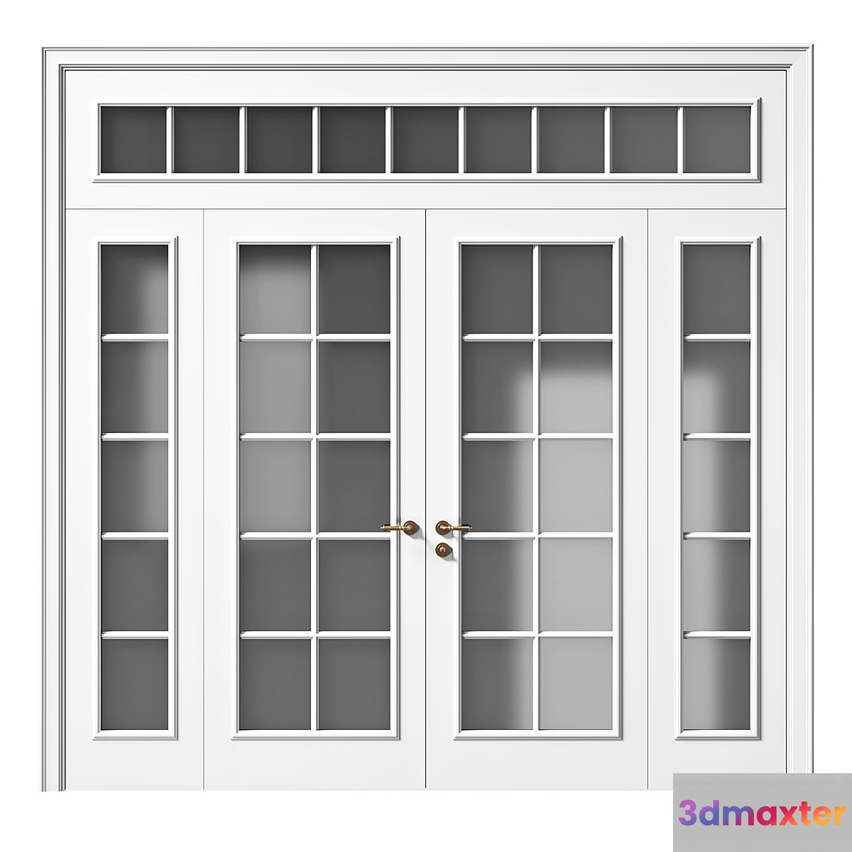Volhovec PARIS double doors 3D Max