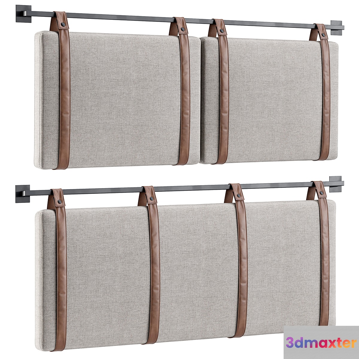 Hanging Pillow Headboard Set 2 - No.4
