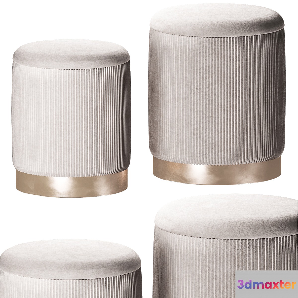 set of ottomans myinterno geneva