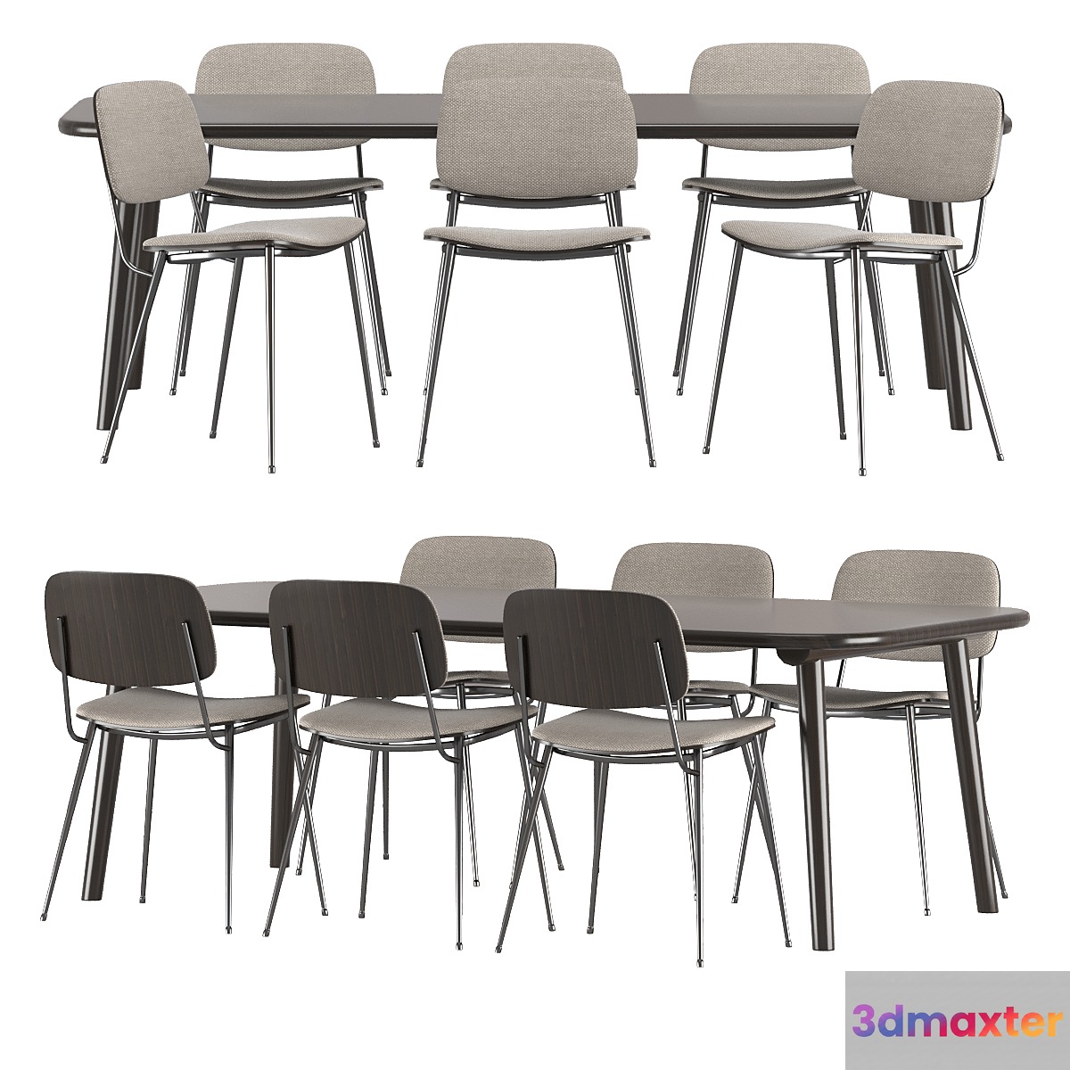 Dining set by Fredericia 3D Max