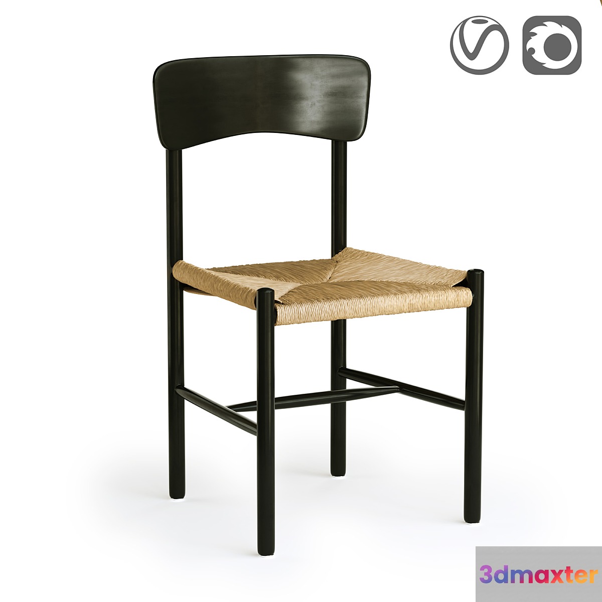 Set of 2 chairs Solan 3D Max