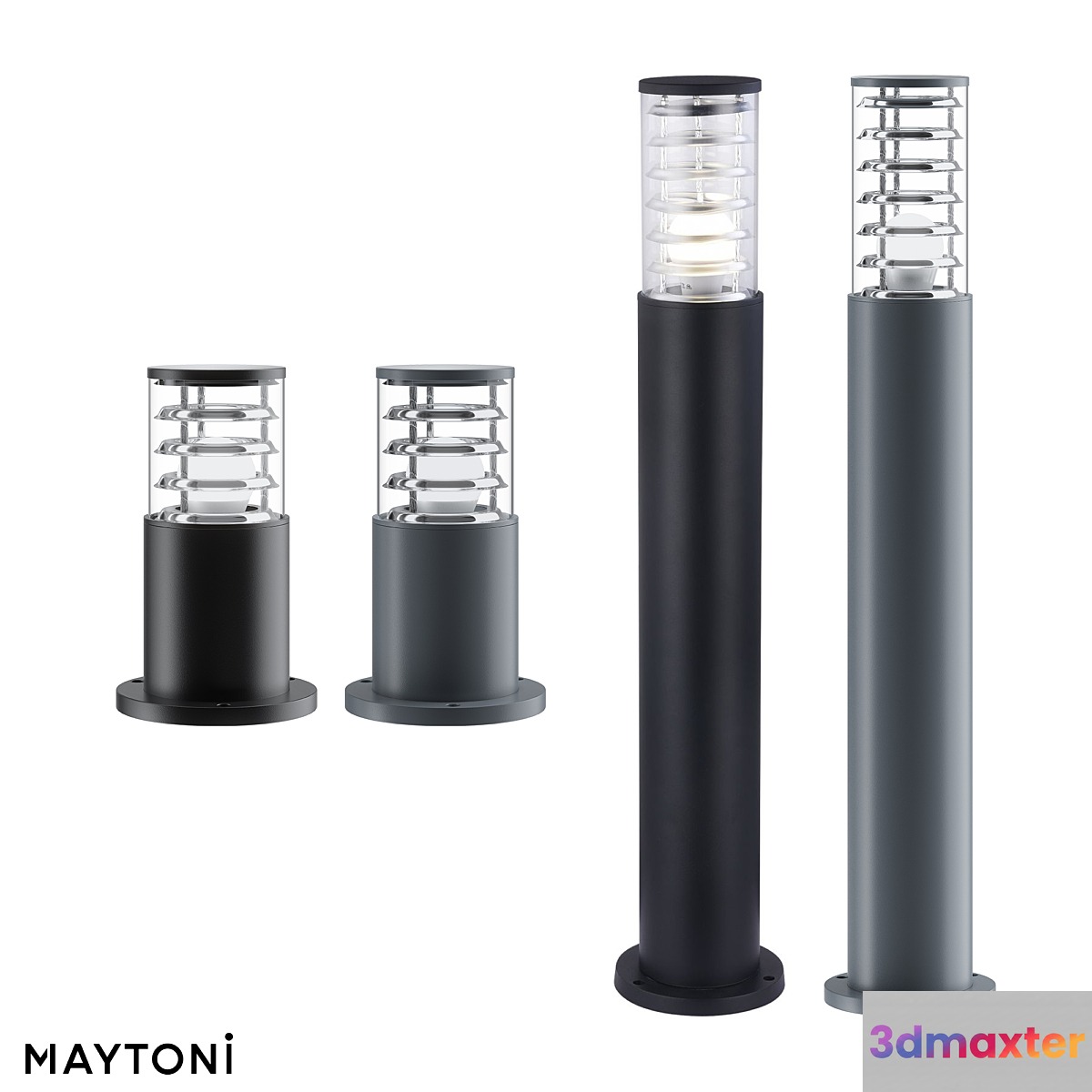 Street lamp (pole) O576FL-01B O576FL-01B1 O576FL-01GR O576FL-01GR1 3D Max