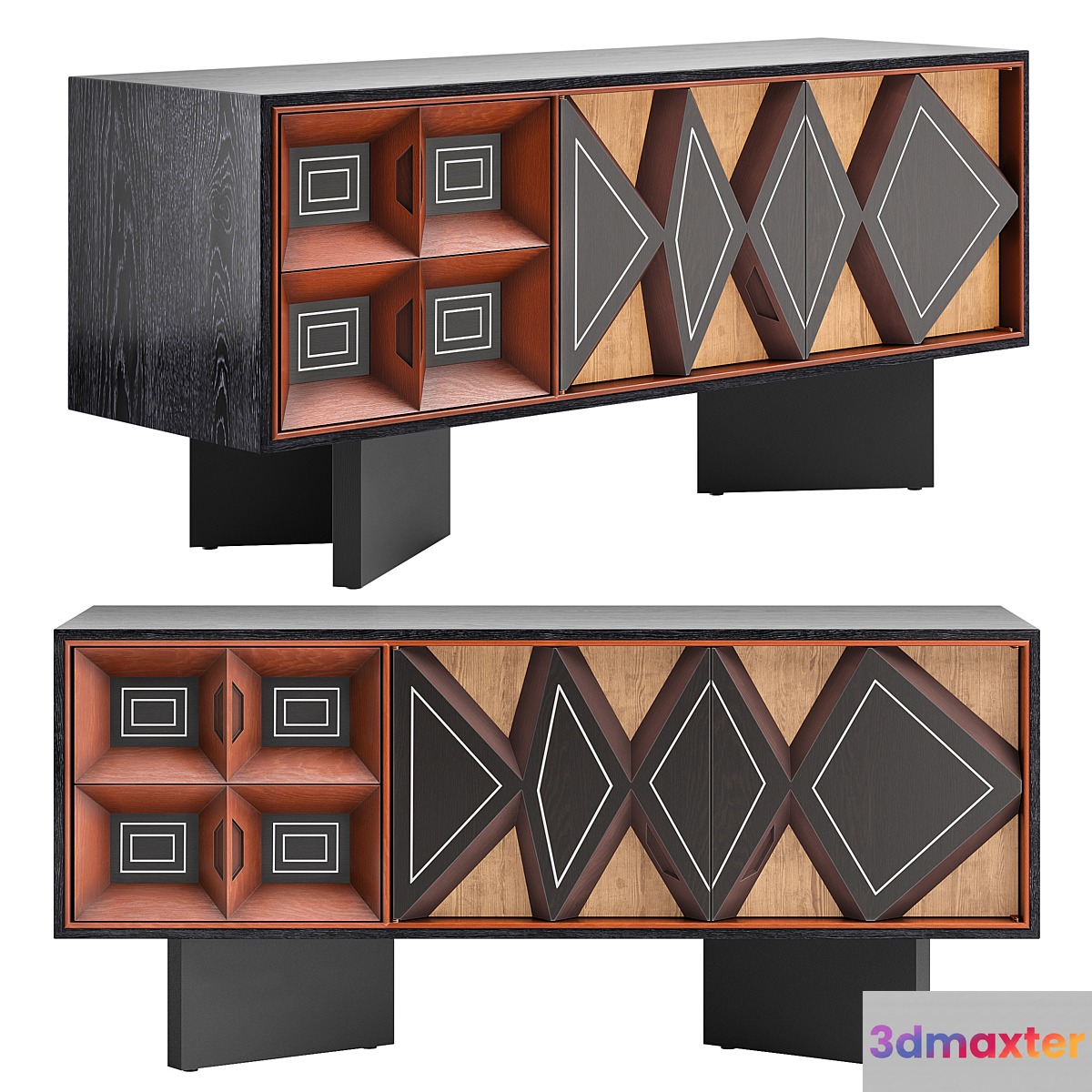 CB2 Paseo Wood Media Credenza - No.2
