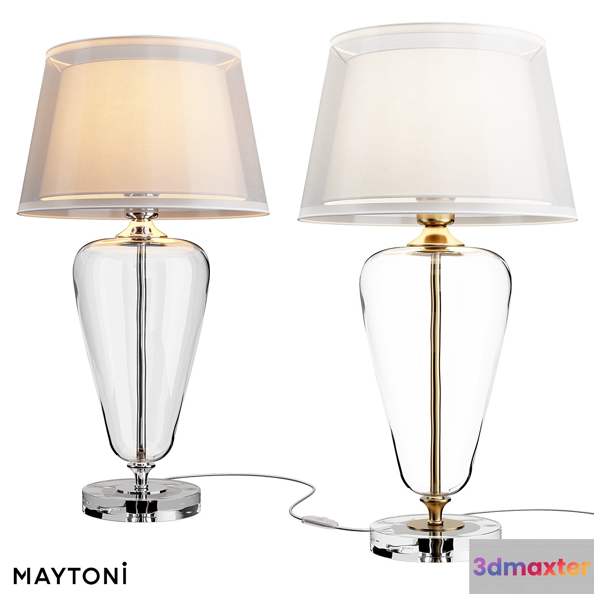 Table lamp Z005TL-01BS Z005TL-01CH - No.2 3D Max