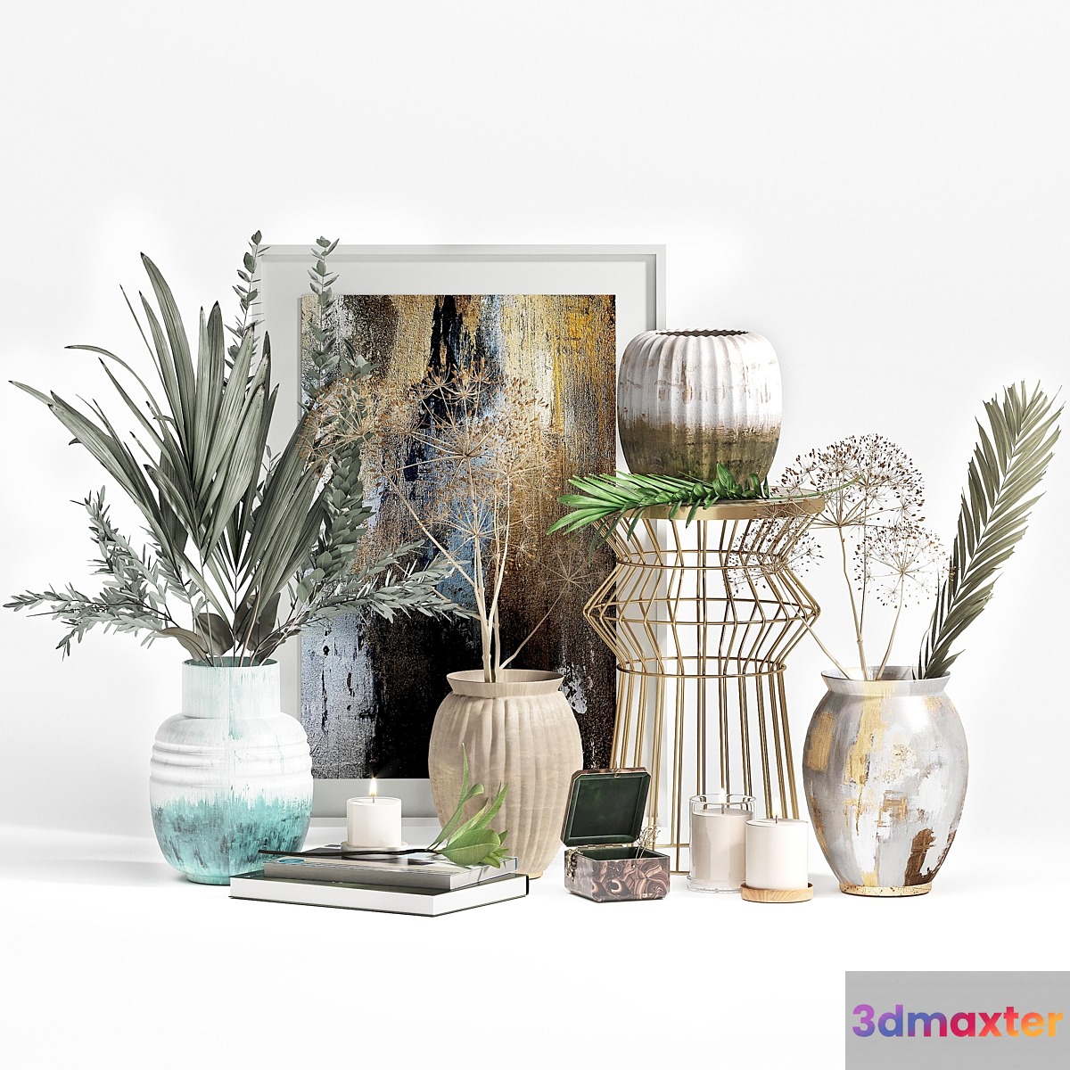 Decoration Set 16 3D Max