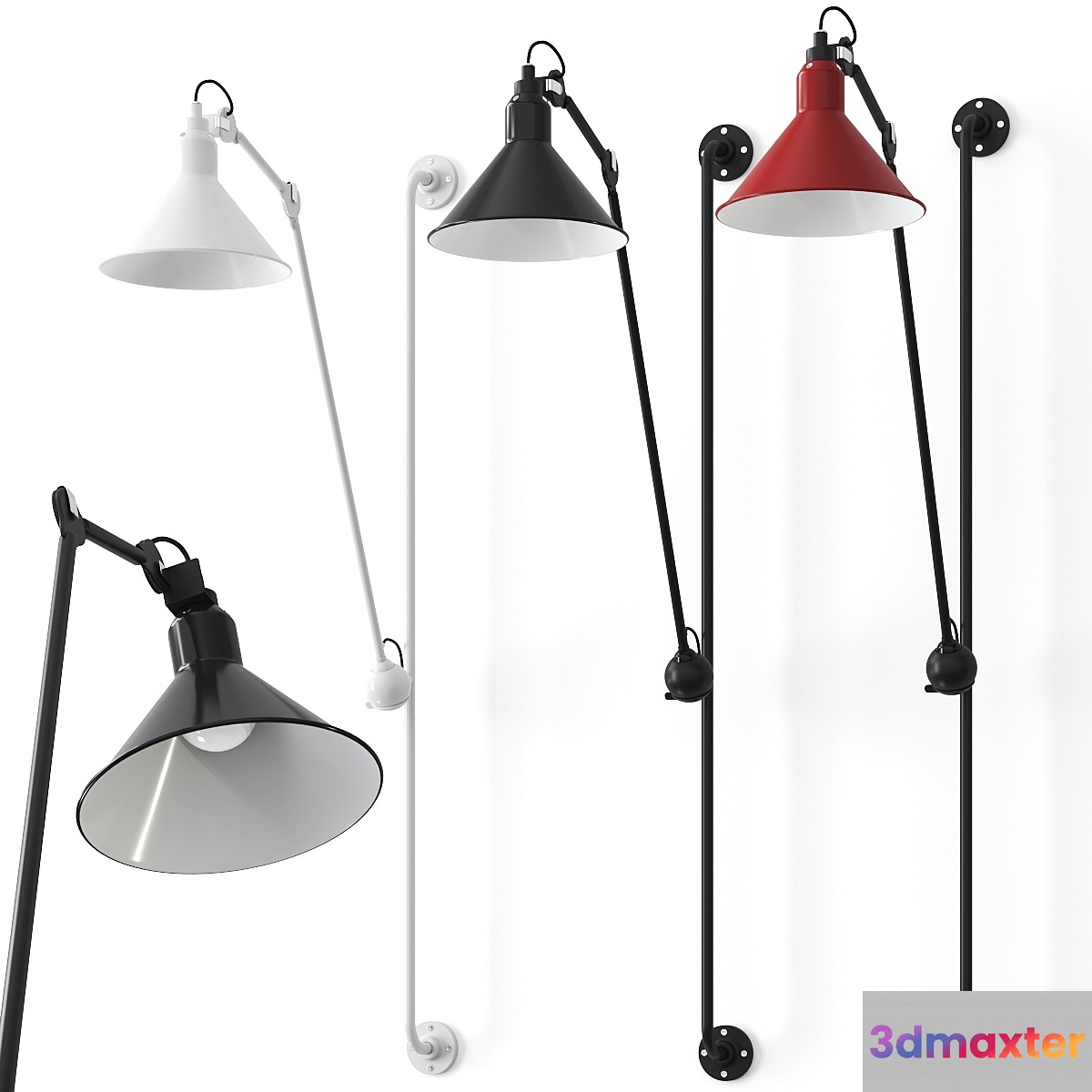 N 214 by Dcw Editions Wall Lamp