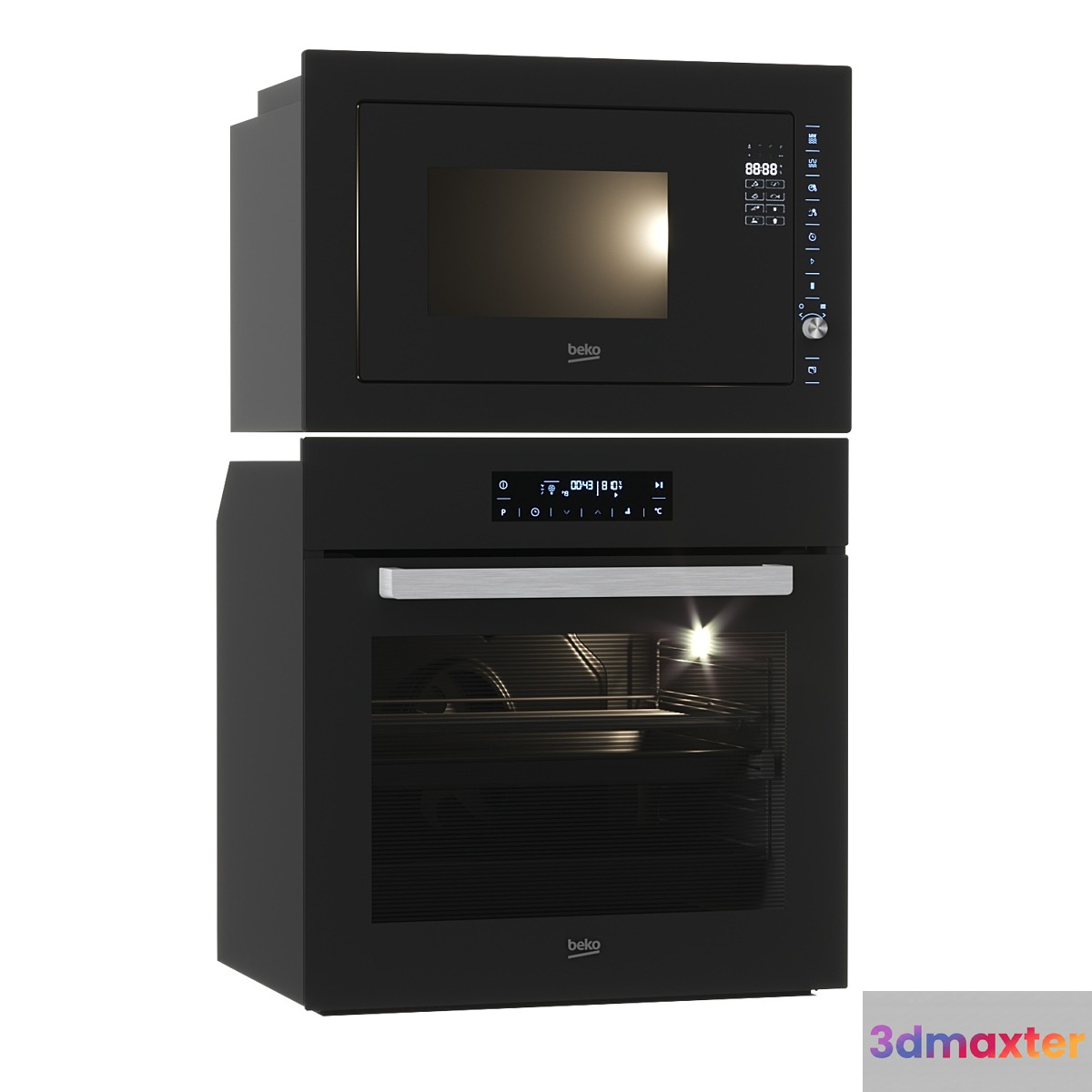 Oven and Microwave Beko MGB25333BG BIM24400ZGCS