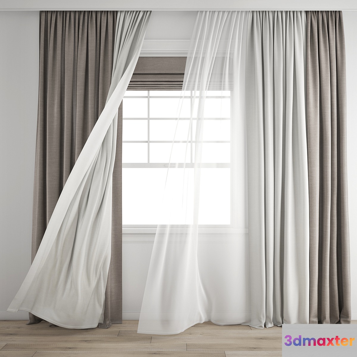 Curtain 432_Wind blowing effect 12