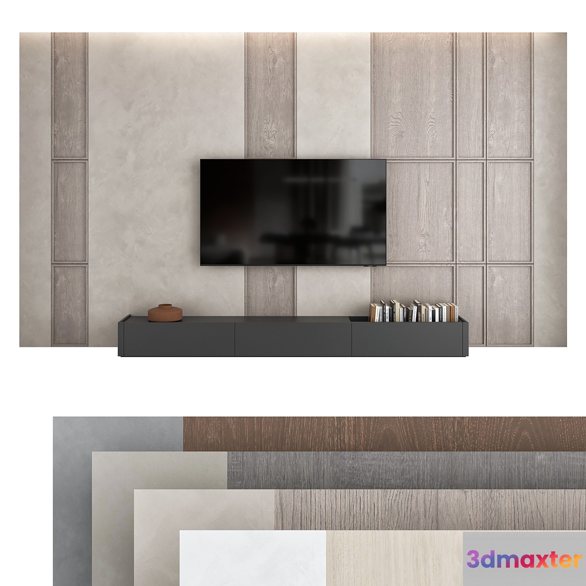 TV wall set 09 - No.2