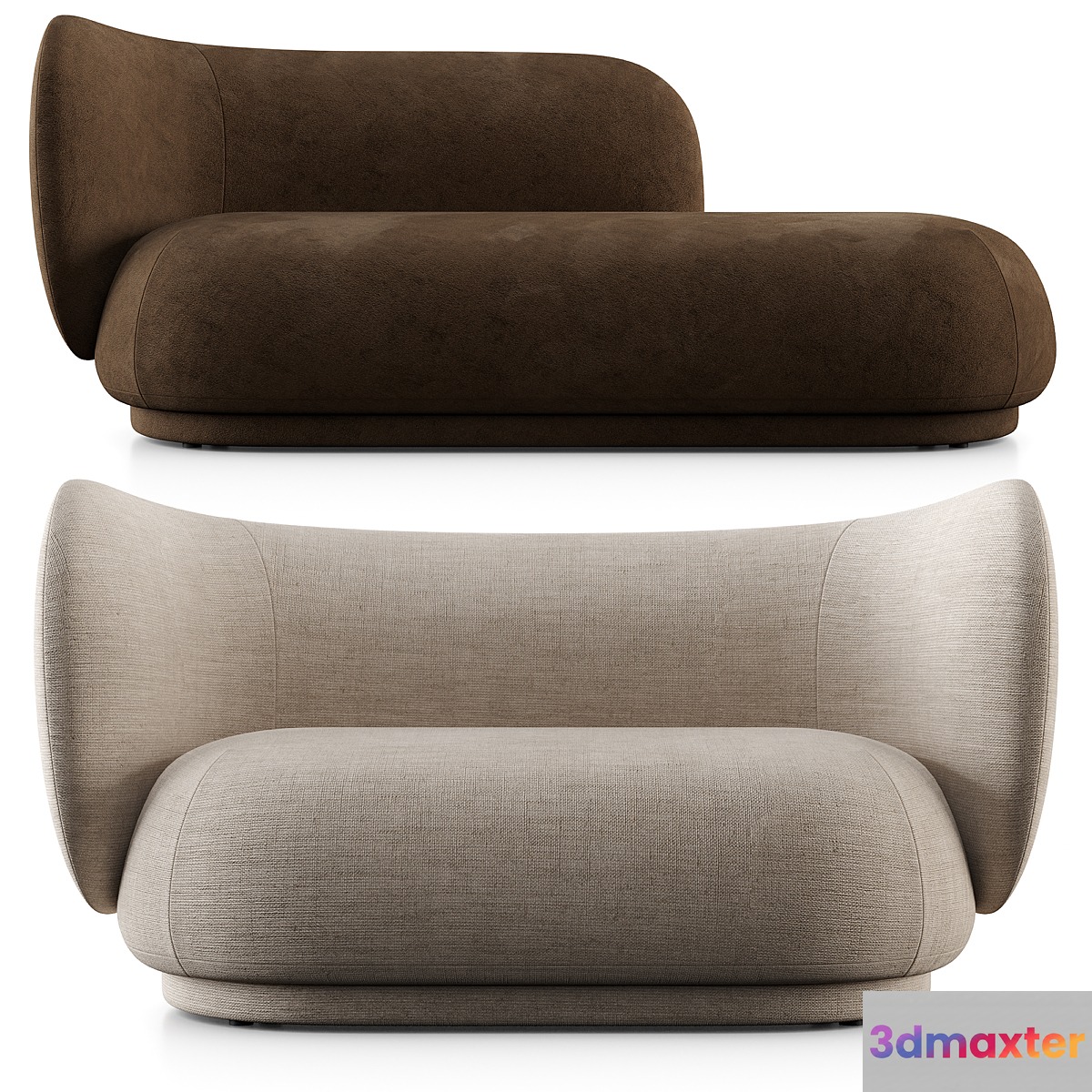 Rico Divan And 2 Seat Sofa By Ferm Living