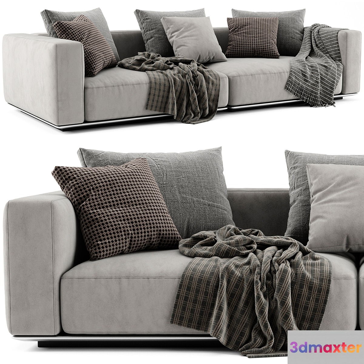 Flexform Grandemare 2 Seats Sofa - No.2