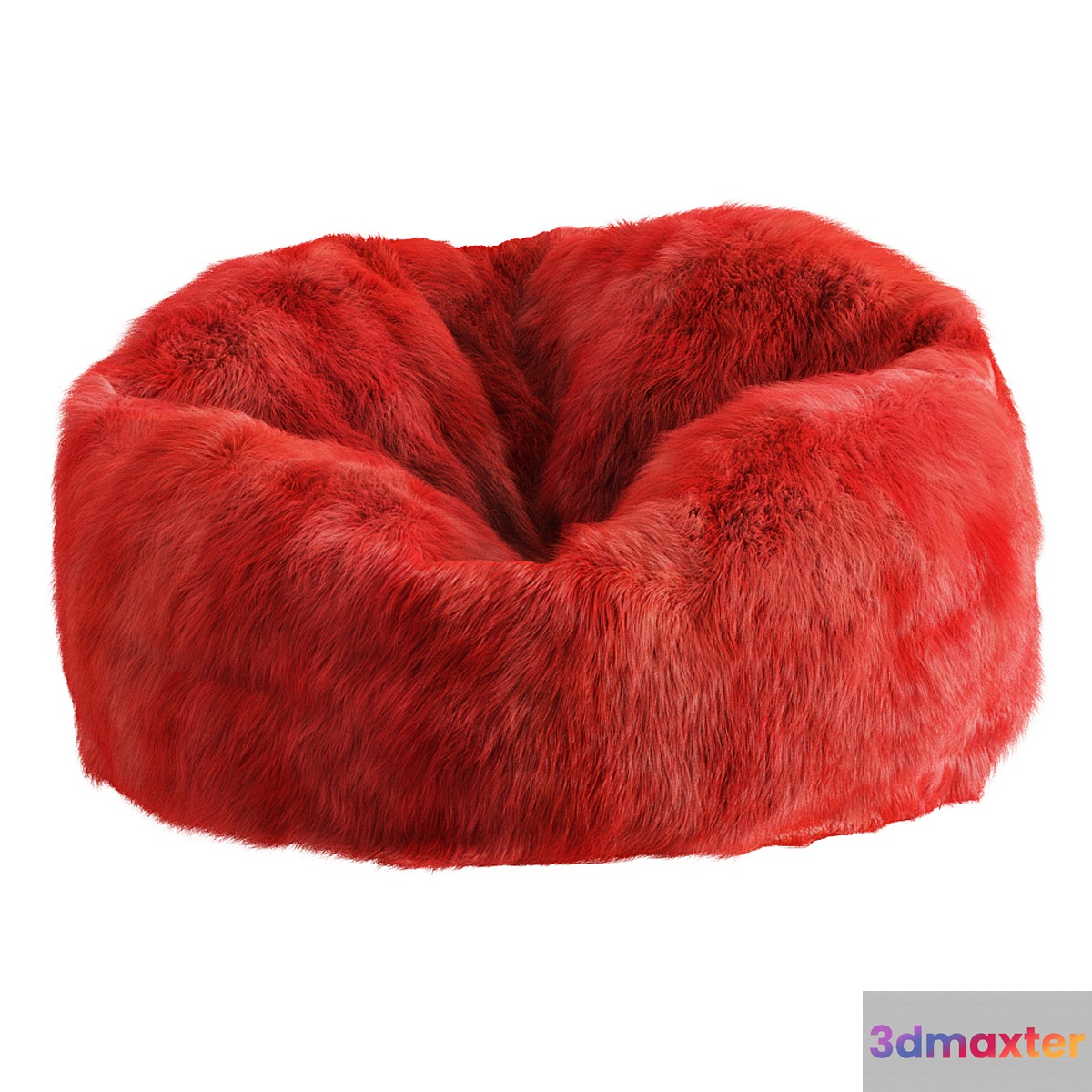 fur bag chair