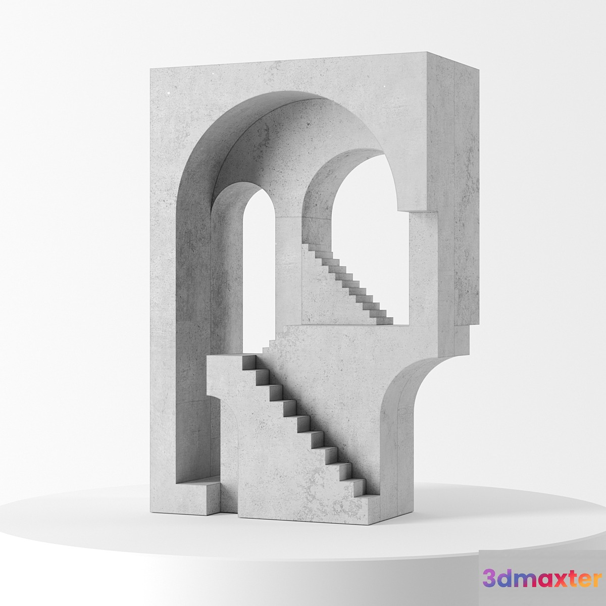 Minimalist Sculpture 3D Max