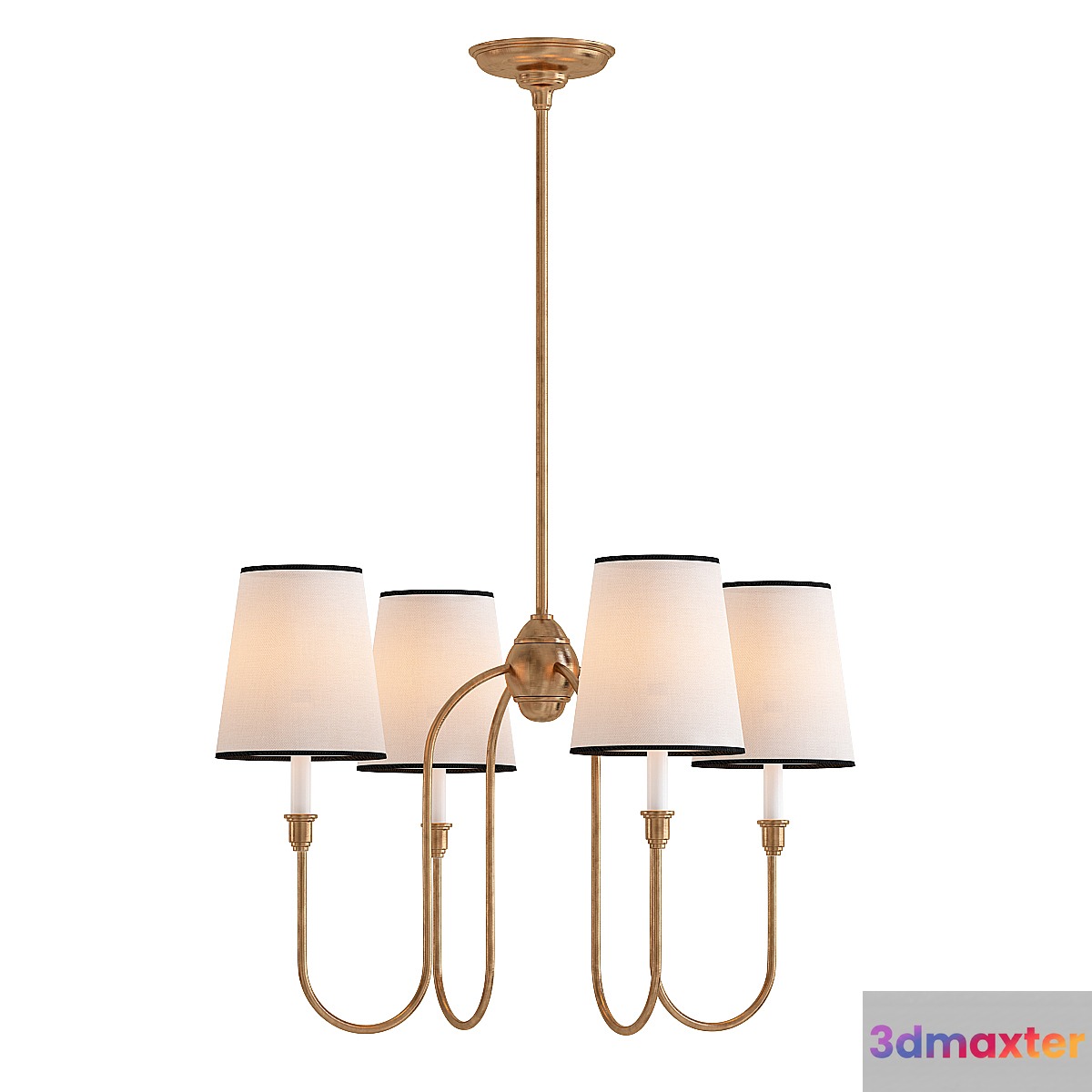 Thomas O'Brien Vendome 4 Light 3D Max