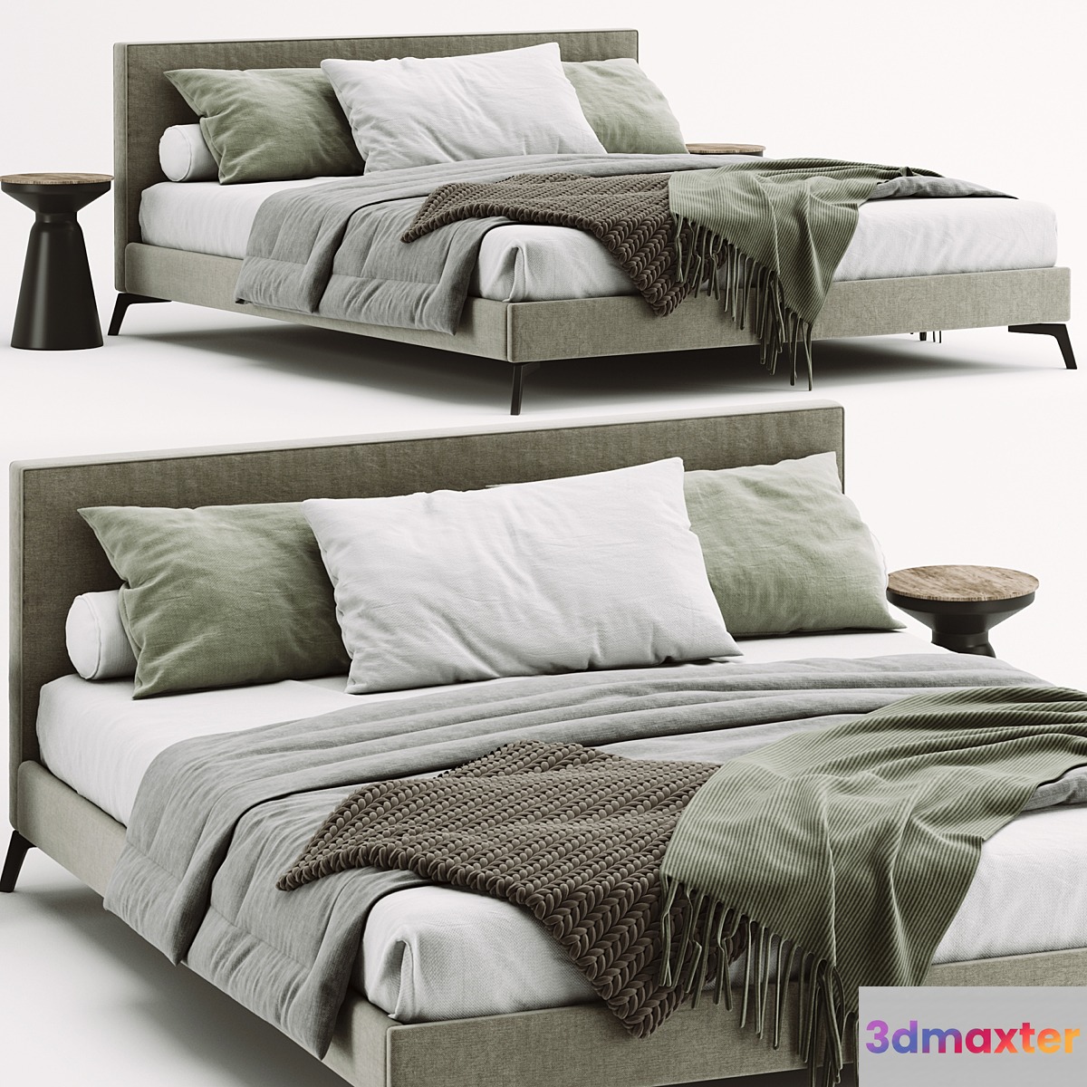 Bed Meridiani Stone Up - No.5