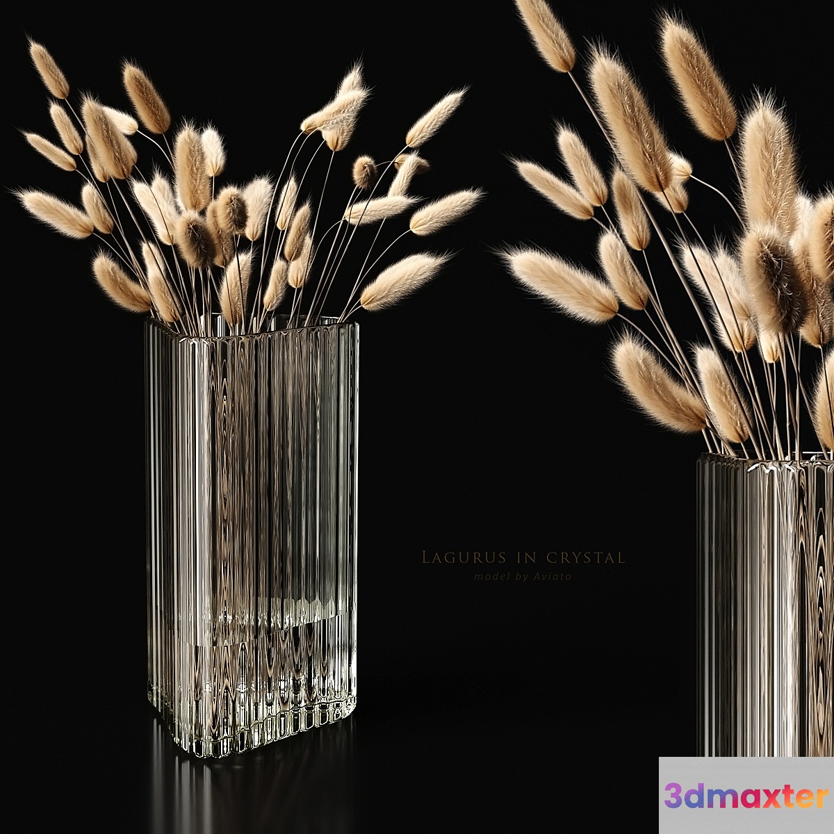 Lagurus in crystal - No.2
